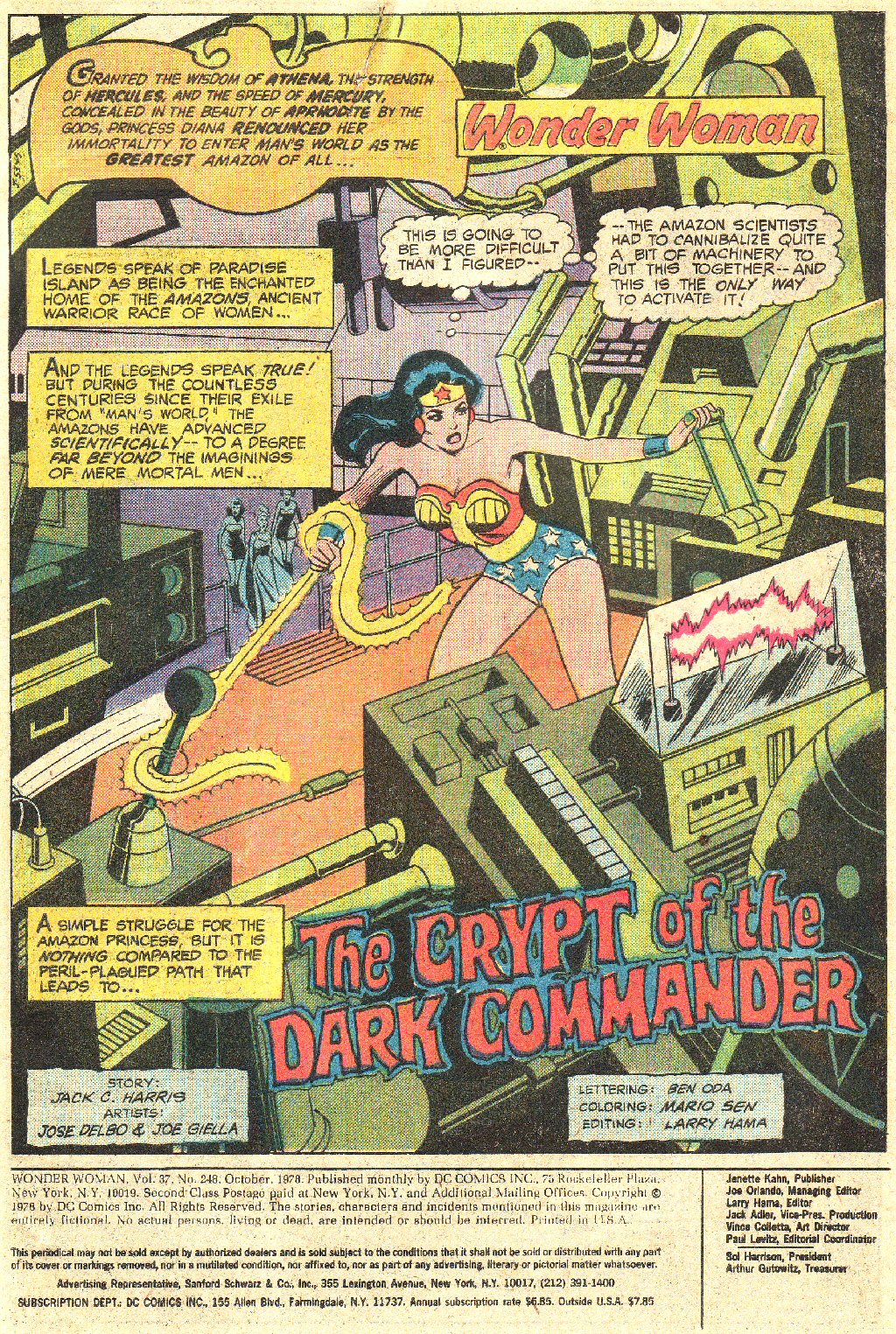 Read online Wonder Woman (1942) comic -  Issue #248 - 2