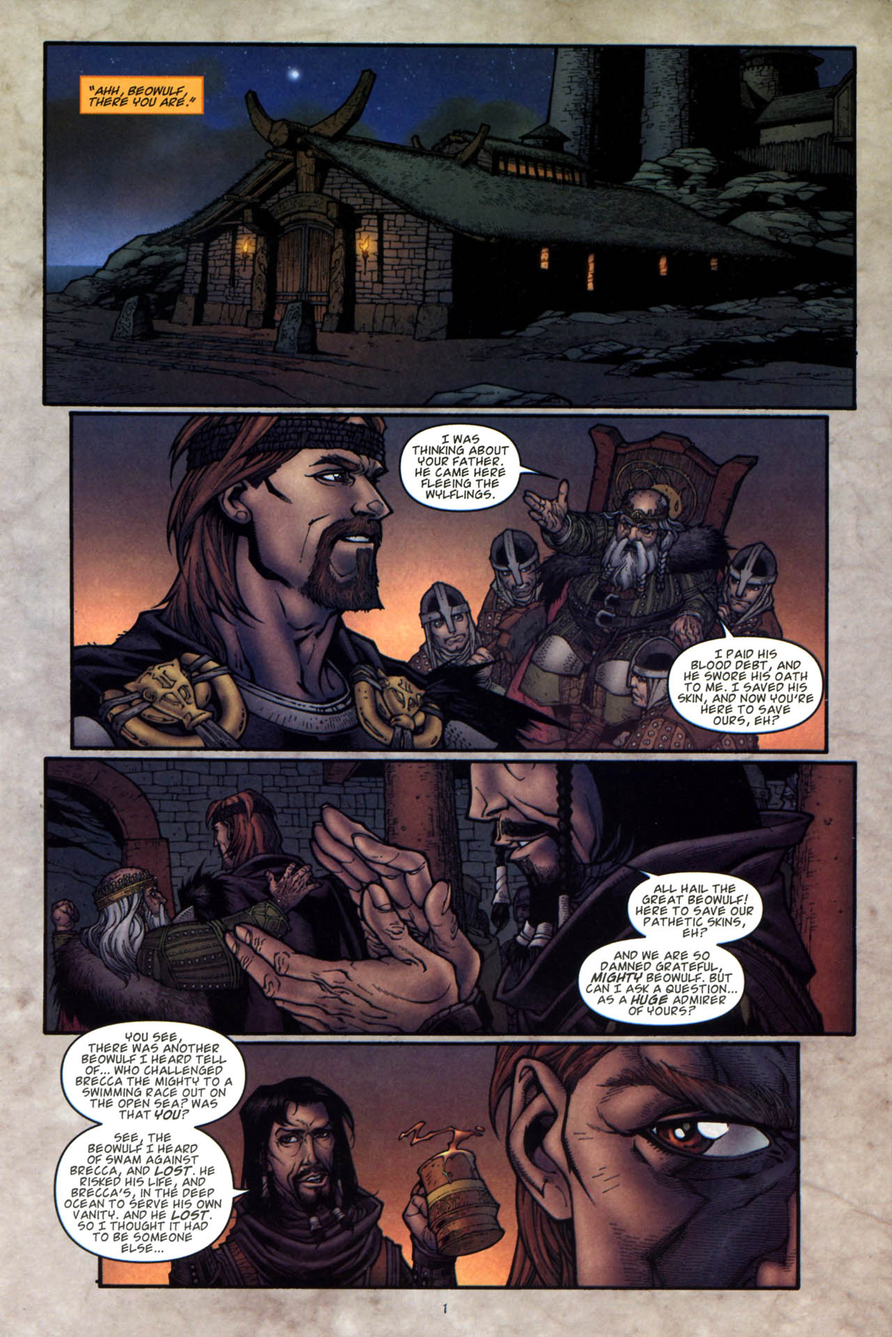 Read online Beowulf (2007) comic -  Issue #2 - 3