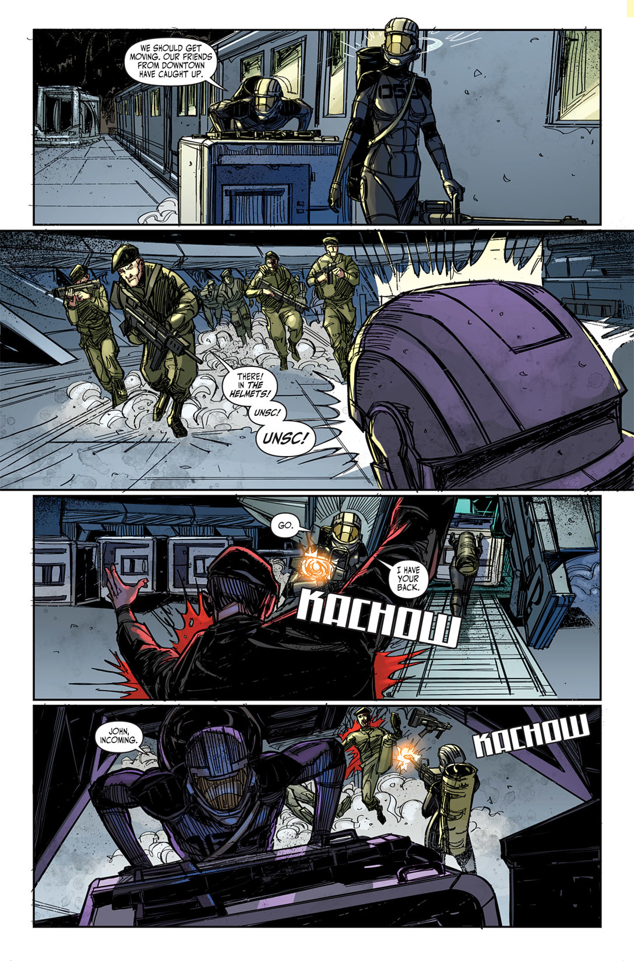 Read online Halo: Fall Of Reach - Boot Camp comic -  Issue # Full - 96