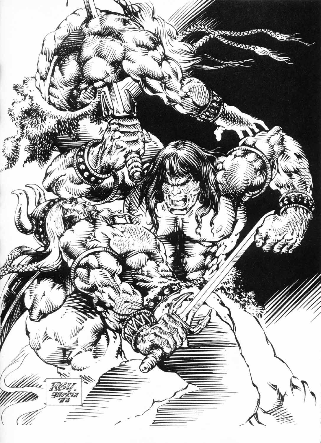 Read online The Savage Sword Of Conan comic -  Issue #225 - 42