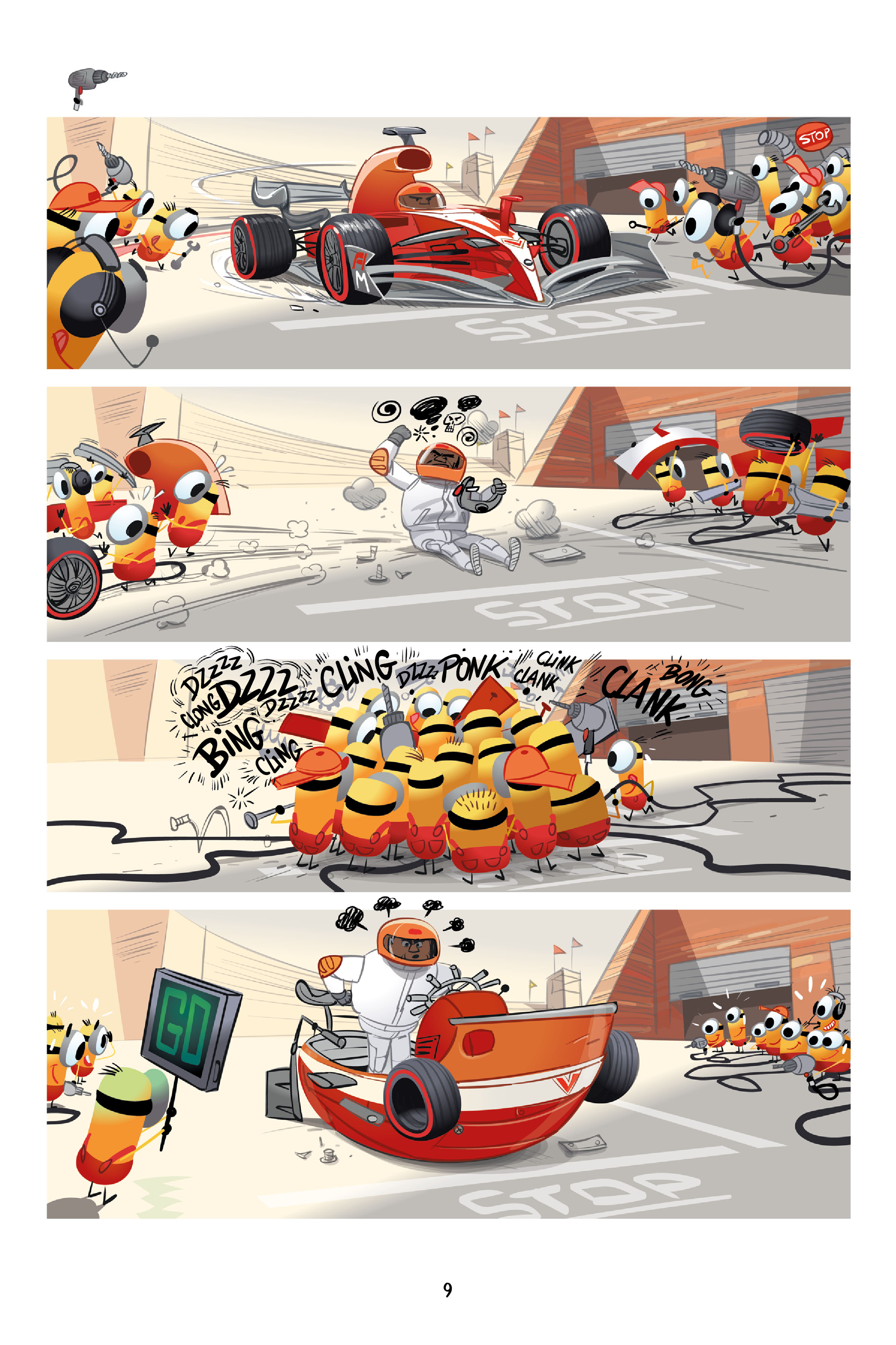 Read online Minions: Super Banana Games! comic -  Issue # Full - 11