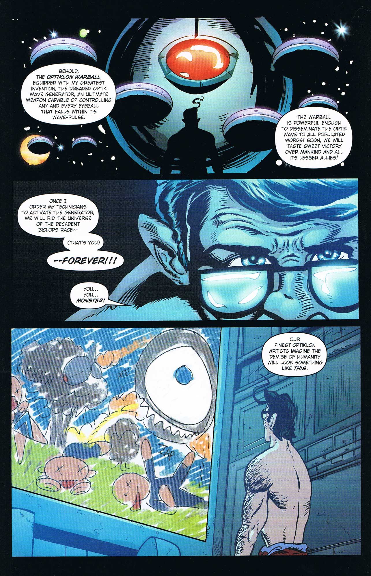 Read online Stephen Colbert's Tek Jansen comic -  Issue #5 - 21