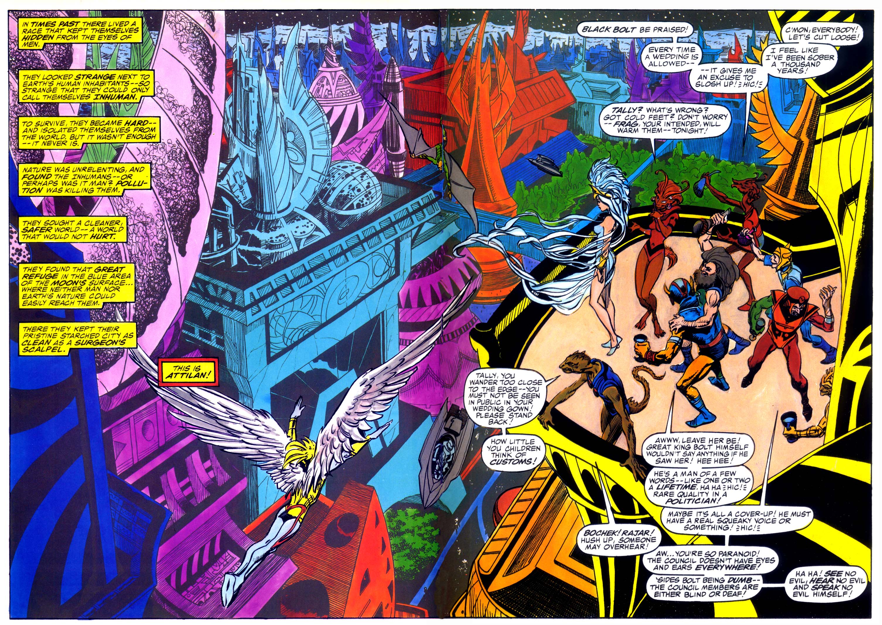 Read online Marvel Graphic Novel comic -  Issue #39 - The Inhumans - 3