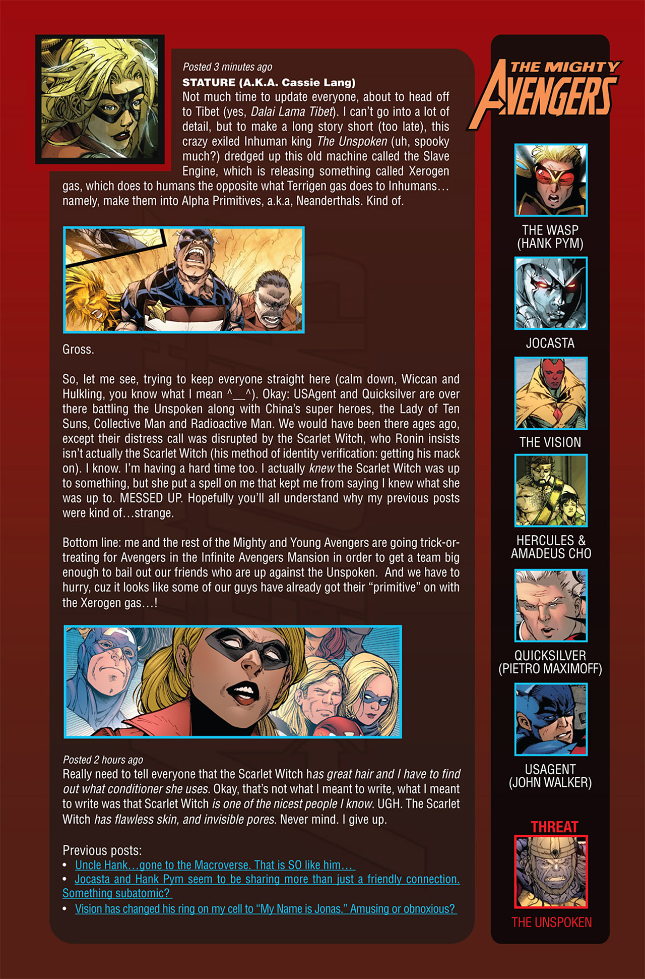 Read online The Mighty Avengers comic -  Issue #30 - 2
