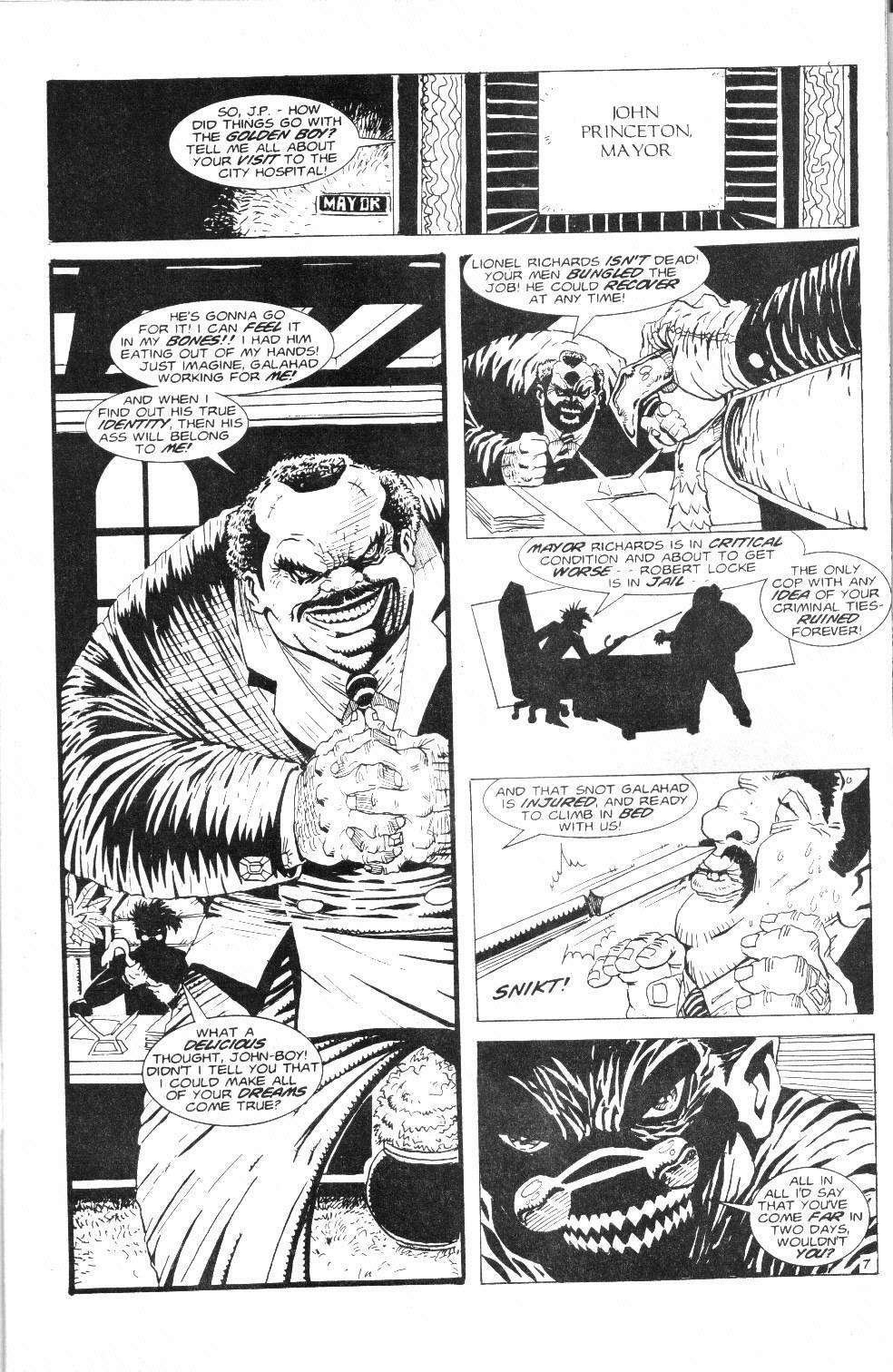 Read online Knight Watchman: Graveyard Shift comic -  Issue #1 - 9