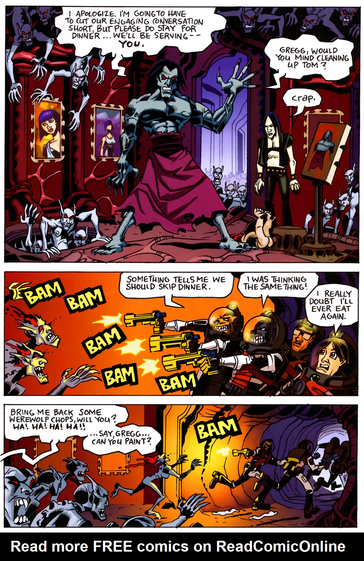 Read online Werewolves on the Moon: Versus Vampires comic -  Issue #2 - 21