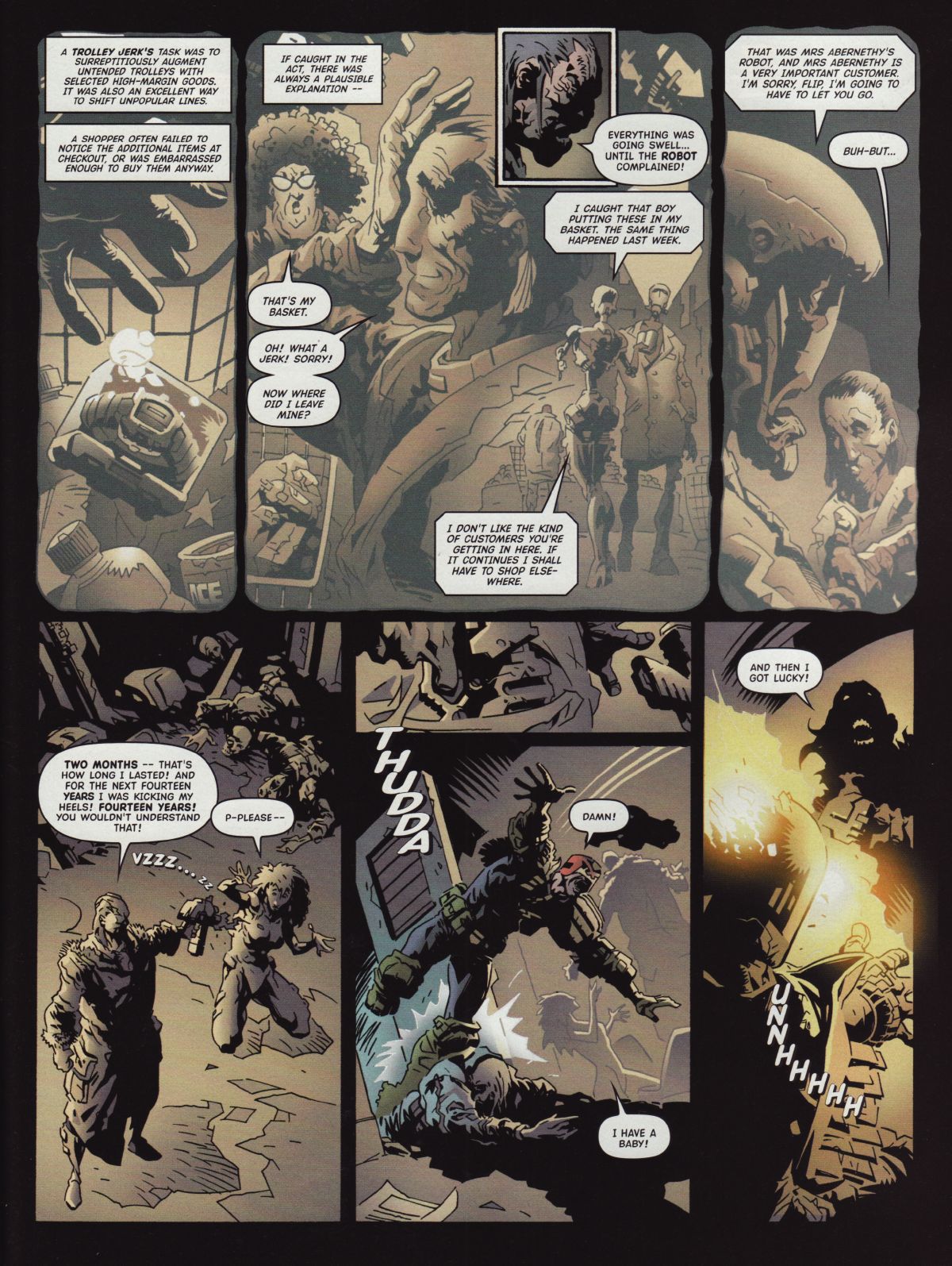 Read online Judge Dredd Megazine (Vol. 5) comic -  Issue #215 - 9