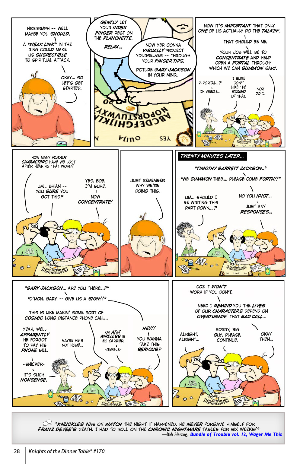 Read online Knights of the Dinner Table comic -  Issue #170 - 30