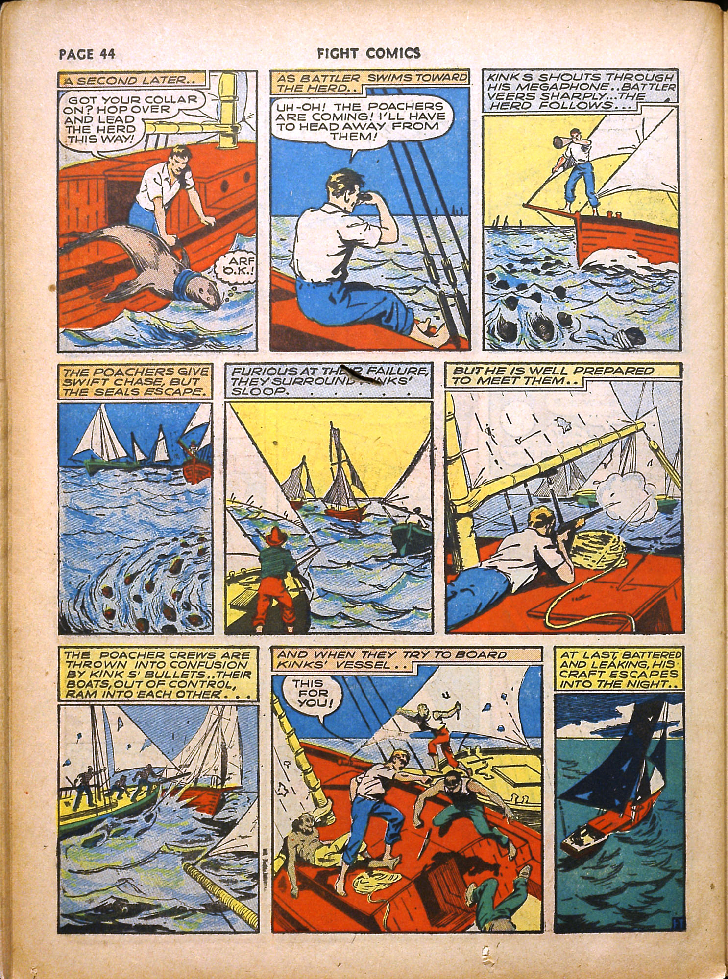 Read online Fight Comics comic -  Issue #14 - 46