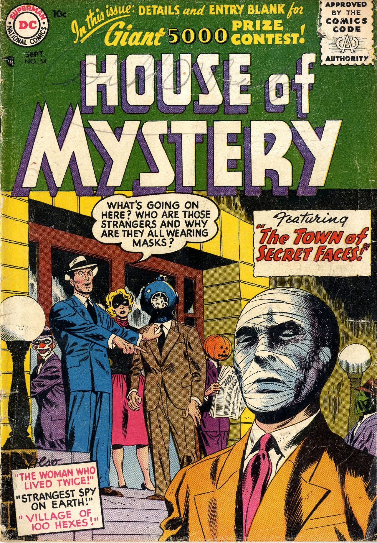 Read online House of Mystery (1951) comic -  Issue #54 - 1