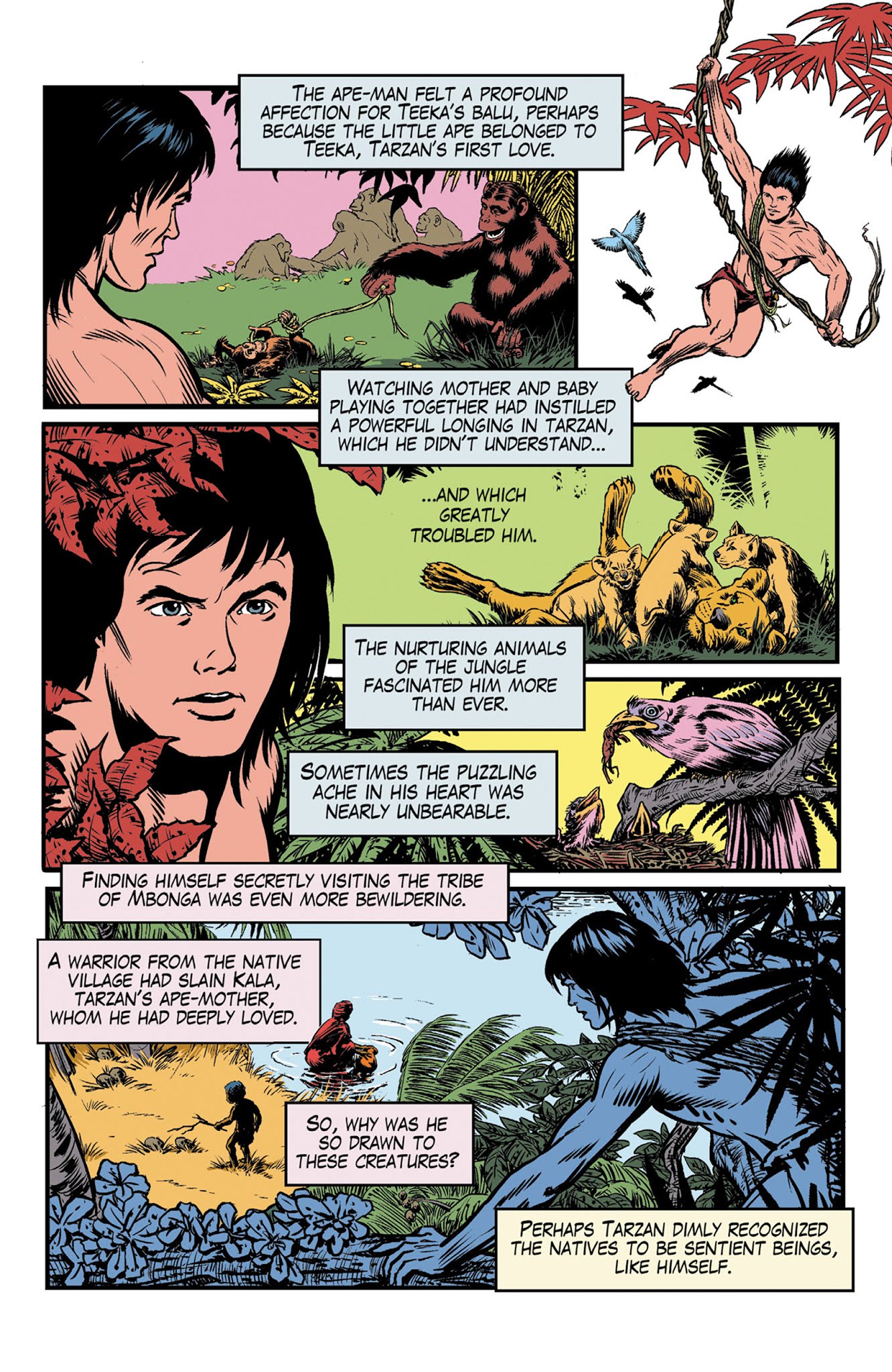 Read online Edgar Rice Burroughs' Jungle Tales of Tarzan comic -  Issue # TPB (Part 1) - 56