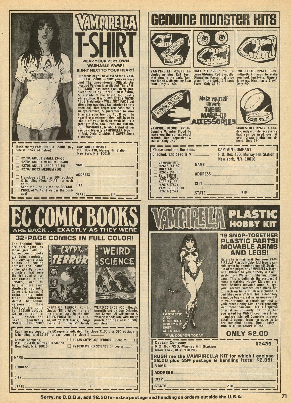 Read online Vampirella (1969) comic -  Issue #28 - 71