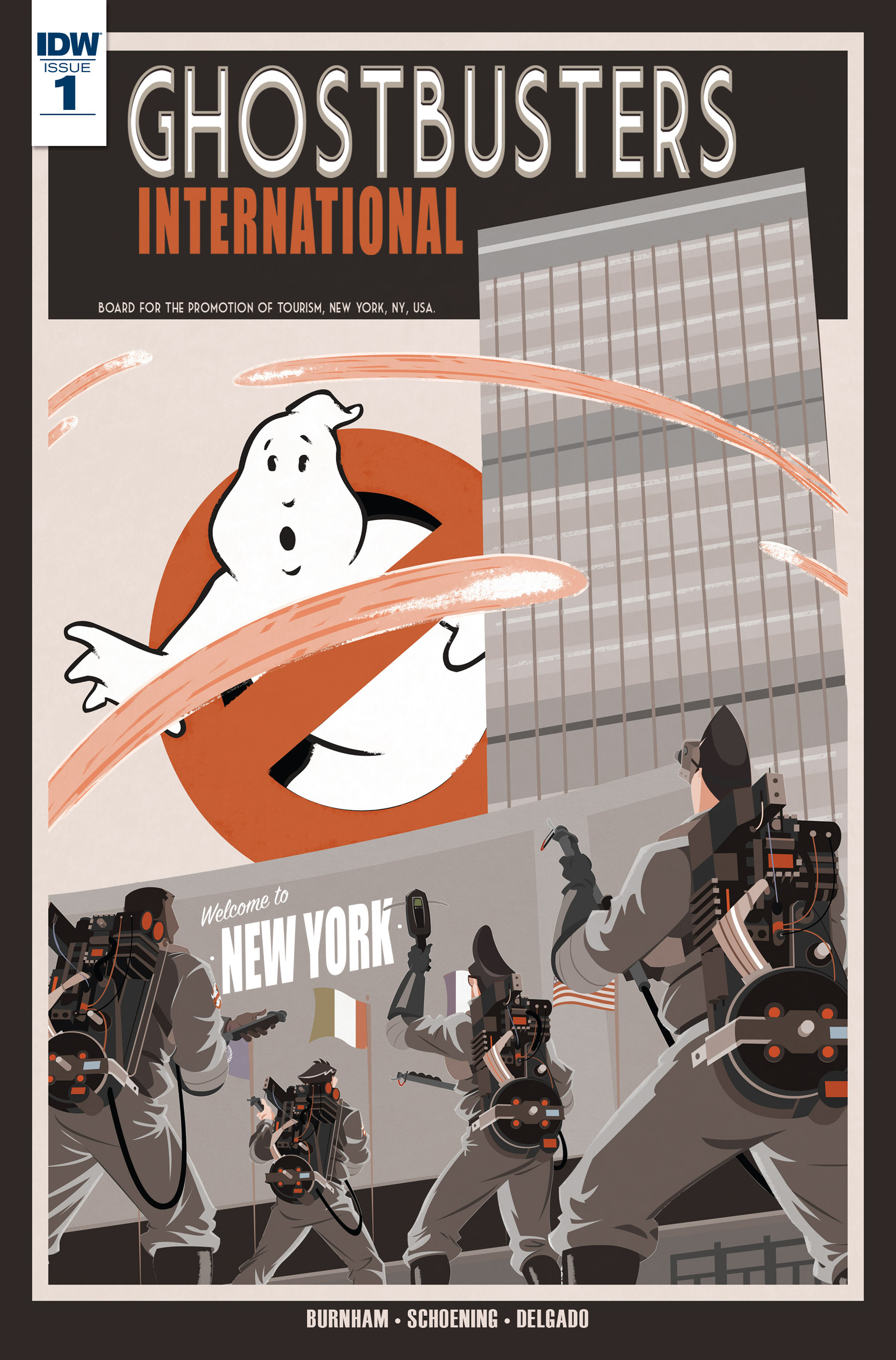 Read online Ghostbusters: International comic -  Issue #1 - 1