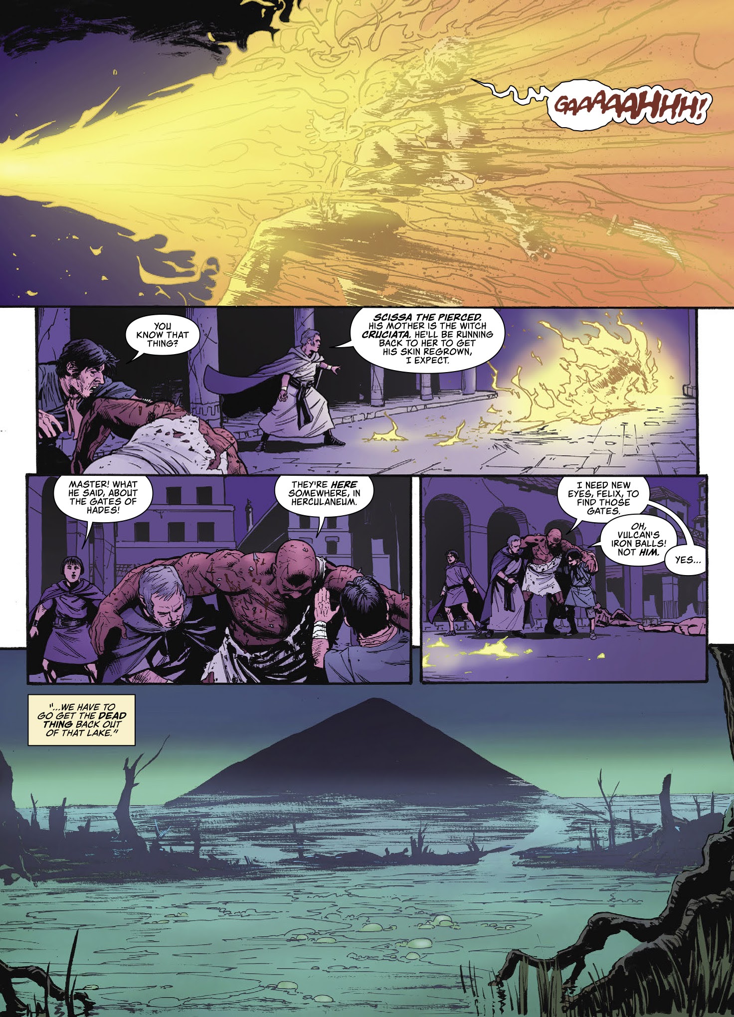 Read online Aquila: The Burning Fields comic -  Issue # TPB - 74