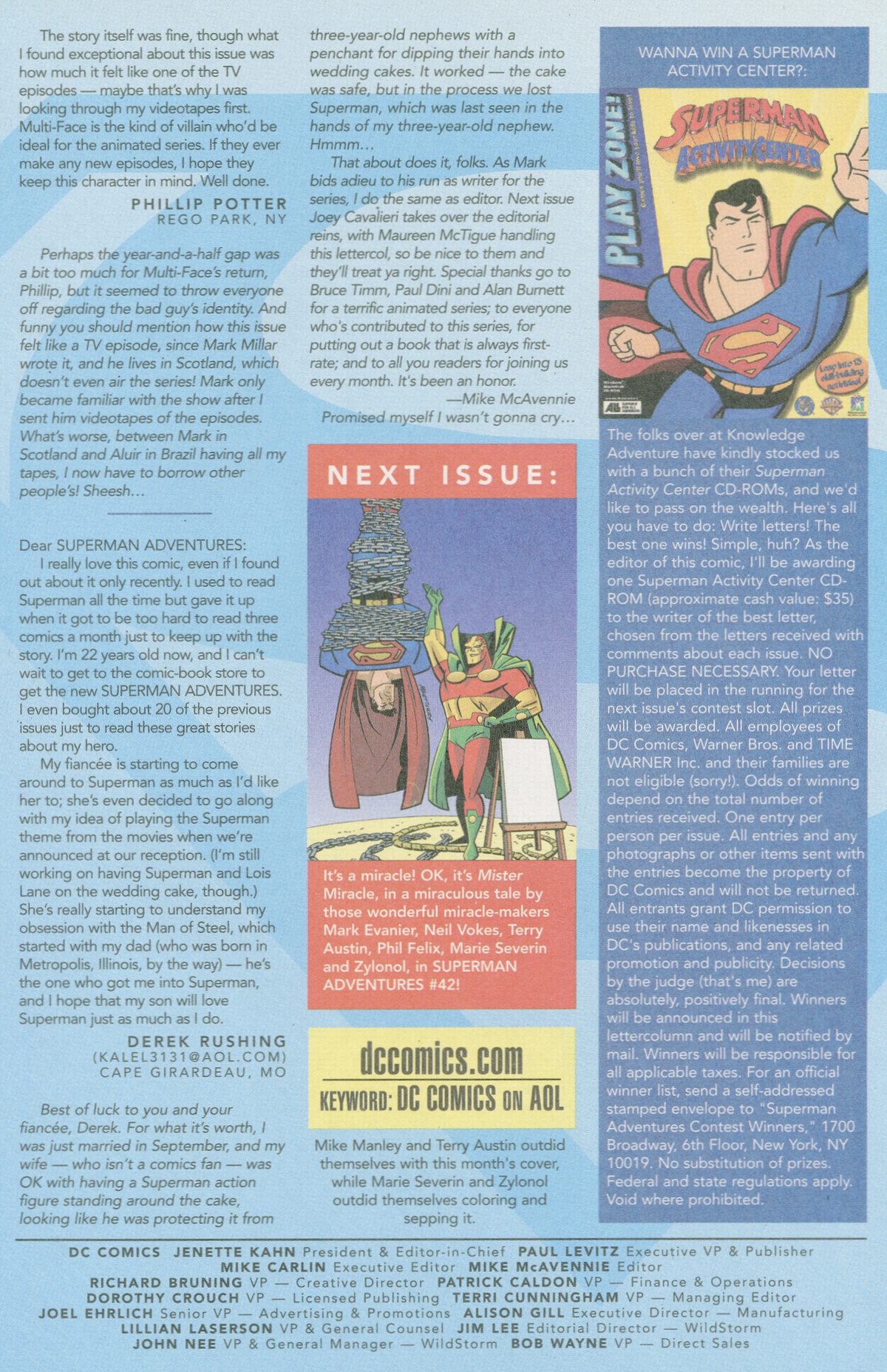 Superman Adventures Issue #41 #44 - English 26