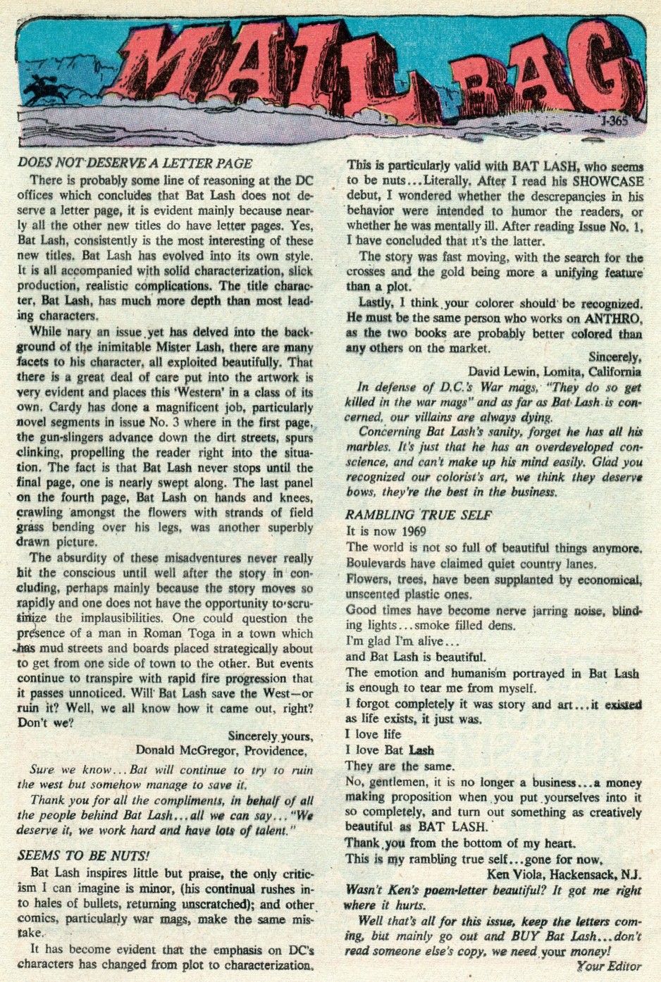 Read online Bat Lash (1968) comic -  Issue #6 - 32