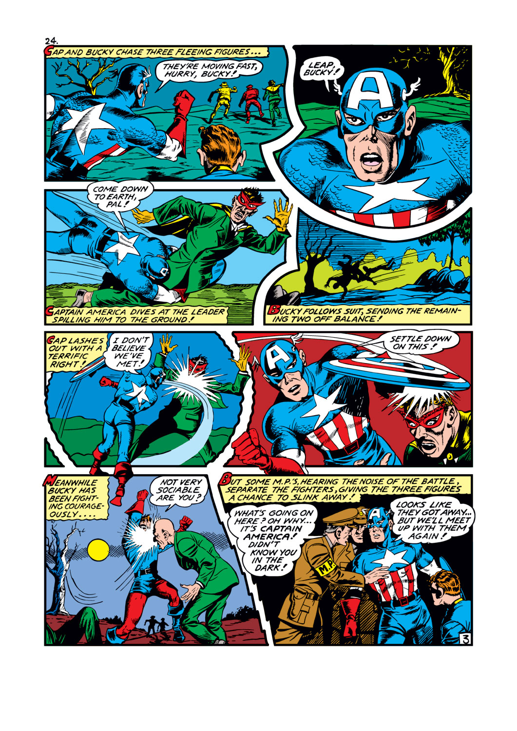 Read online Captain America Comics comic -  Issue #14 - 26