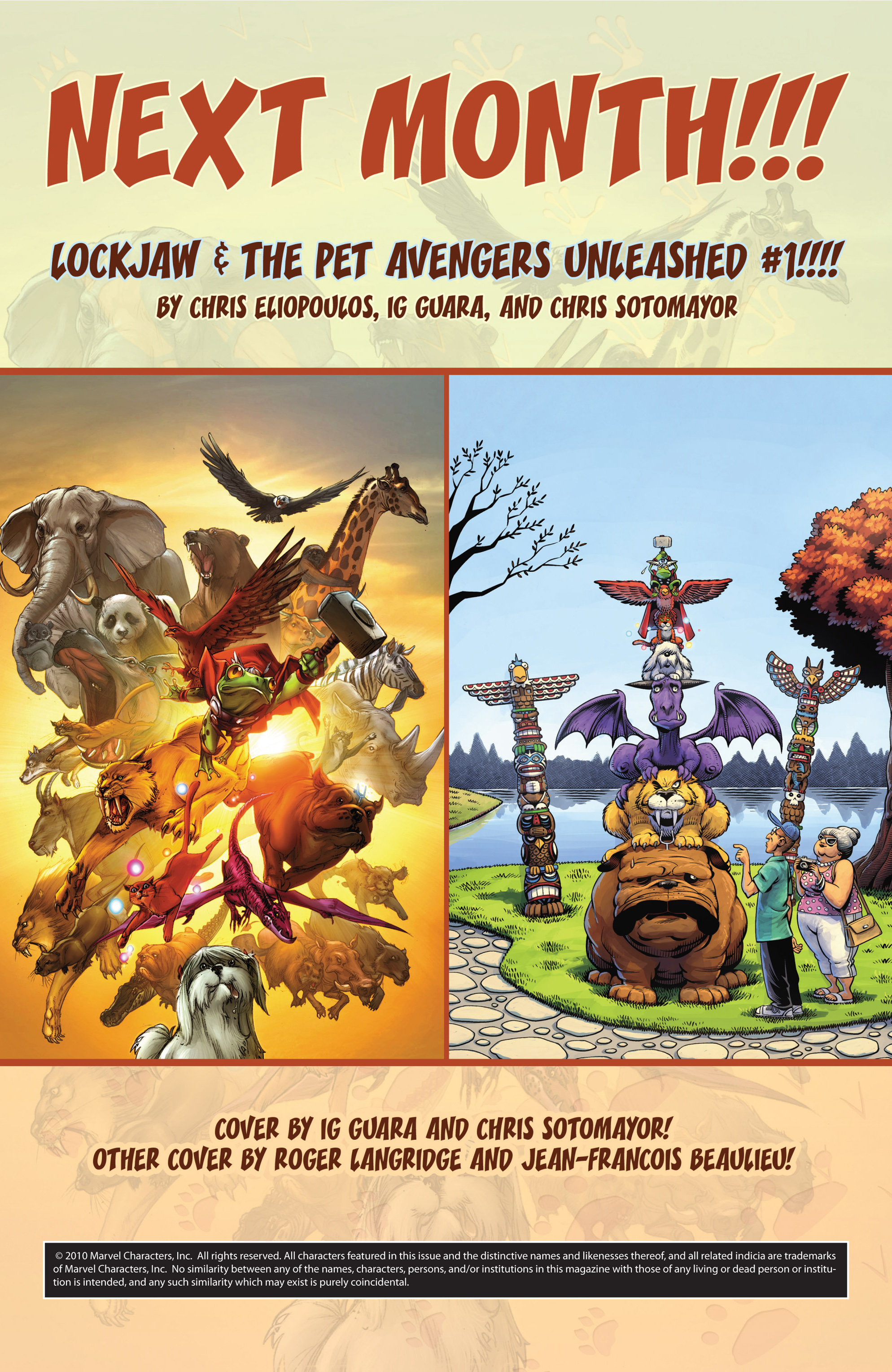 Read online Tails of the Pet Avengers (2010) comic -  Issue # Full - 33