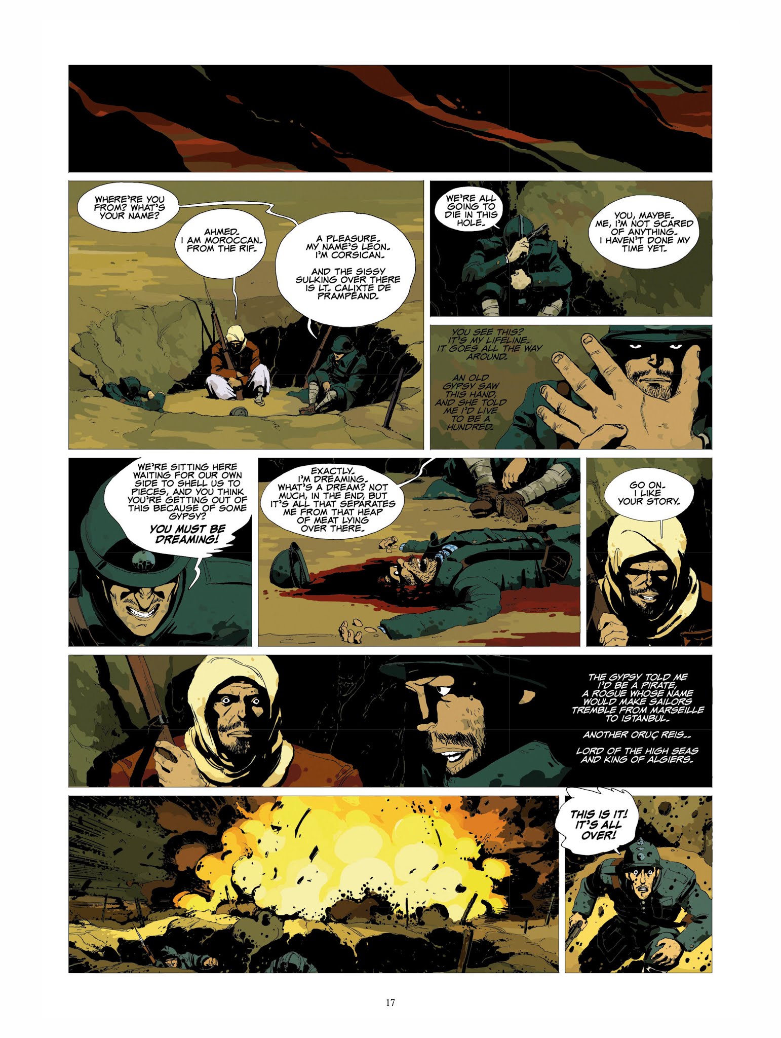 Read online Of Blood and Gold comic -  Issue #1 - 17