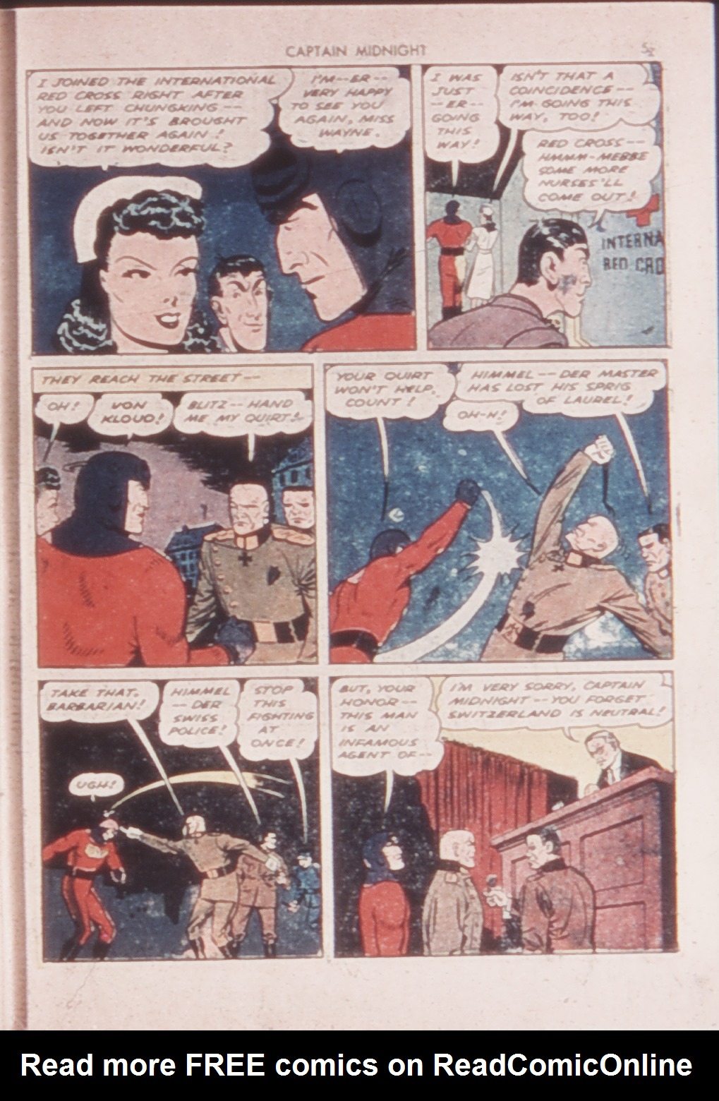 Read online Captain Midnight (1942) comic -  Issue #14 - 57