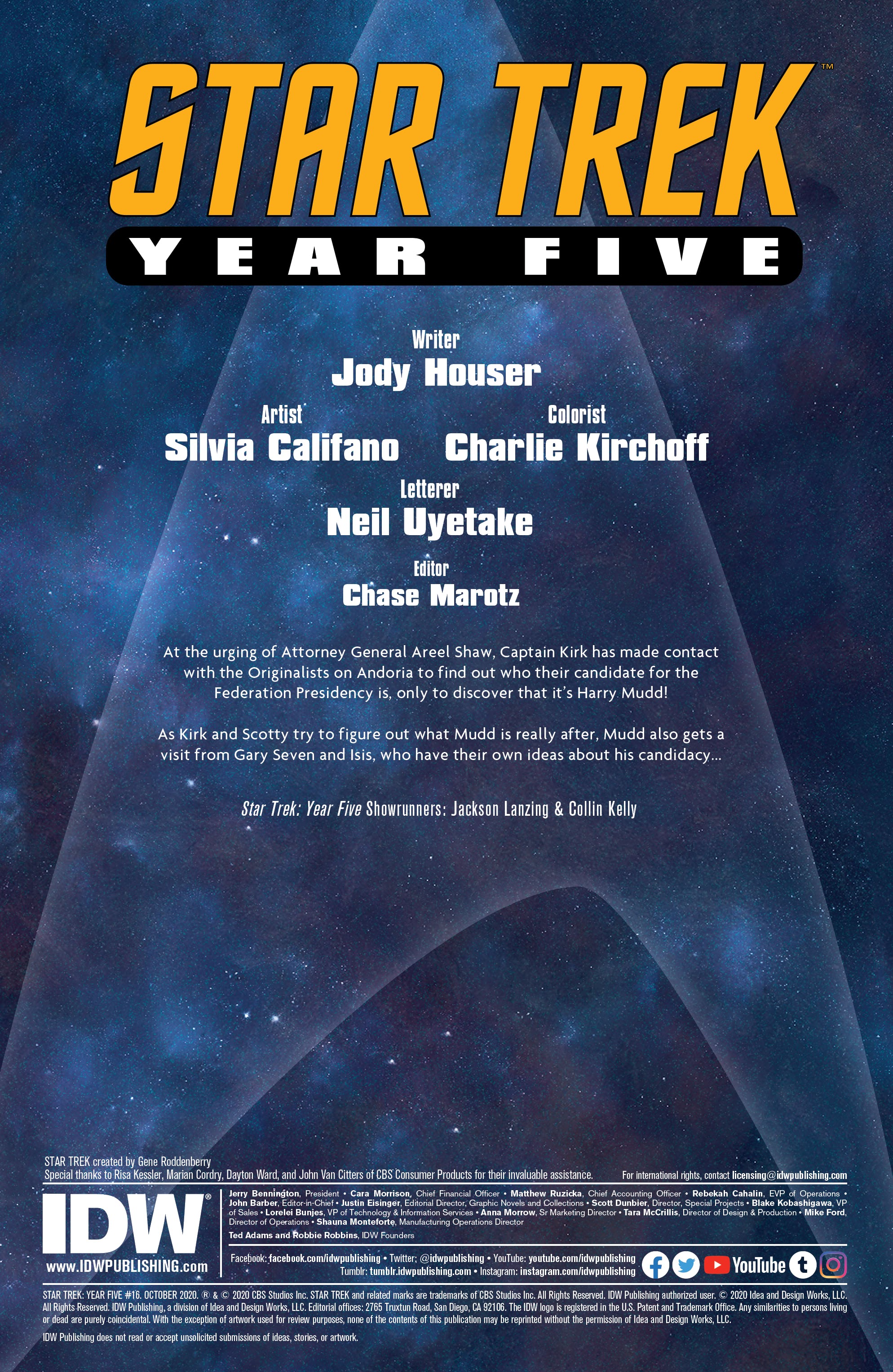 Read online Star Trek: Year Five comic -  Issue #16 - 2