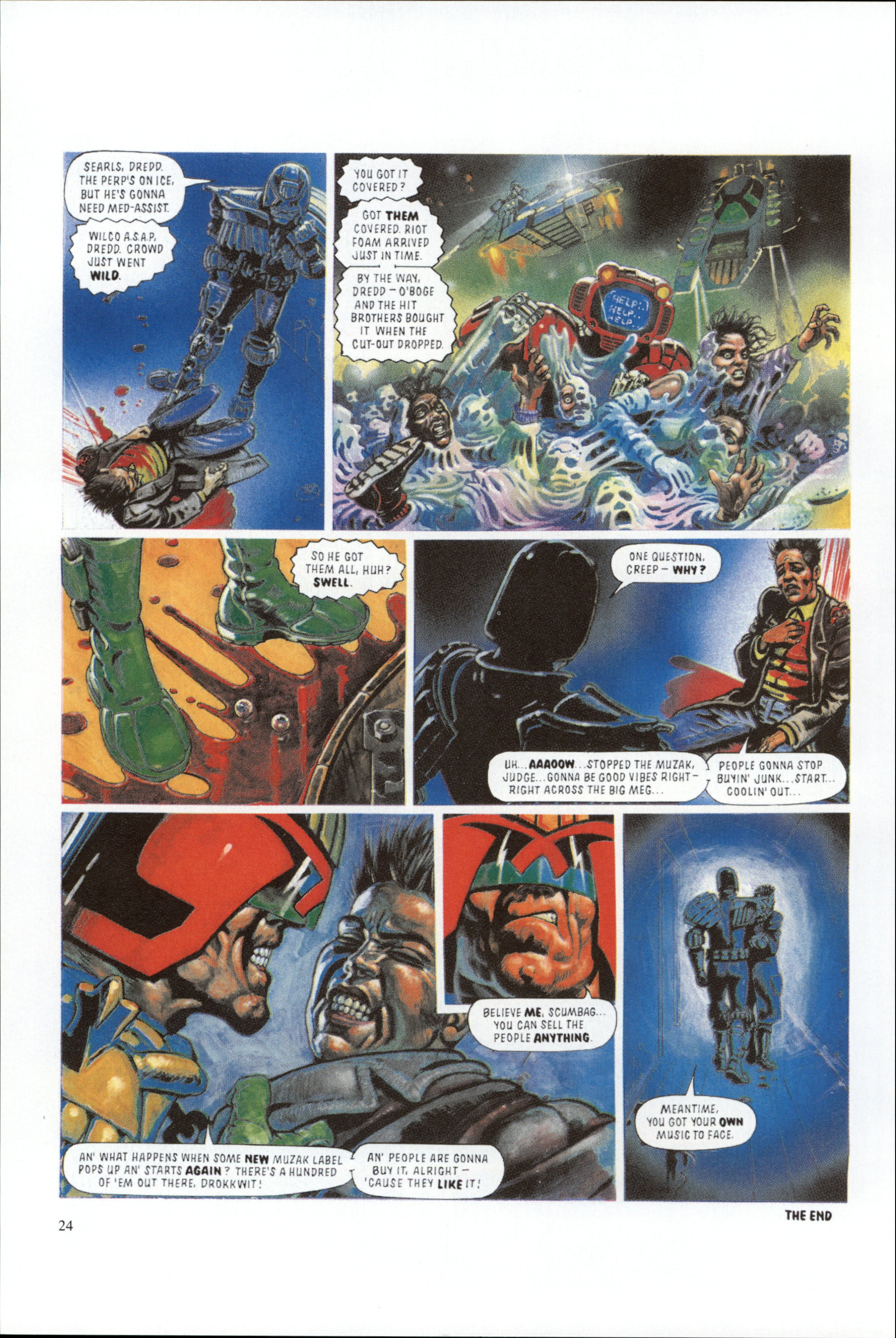 Read online Dredd Rules! comic -  Issue #15 - 26
