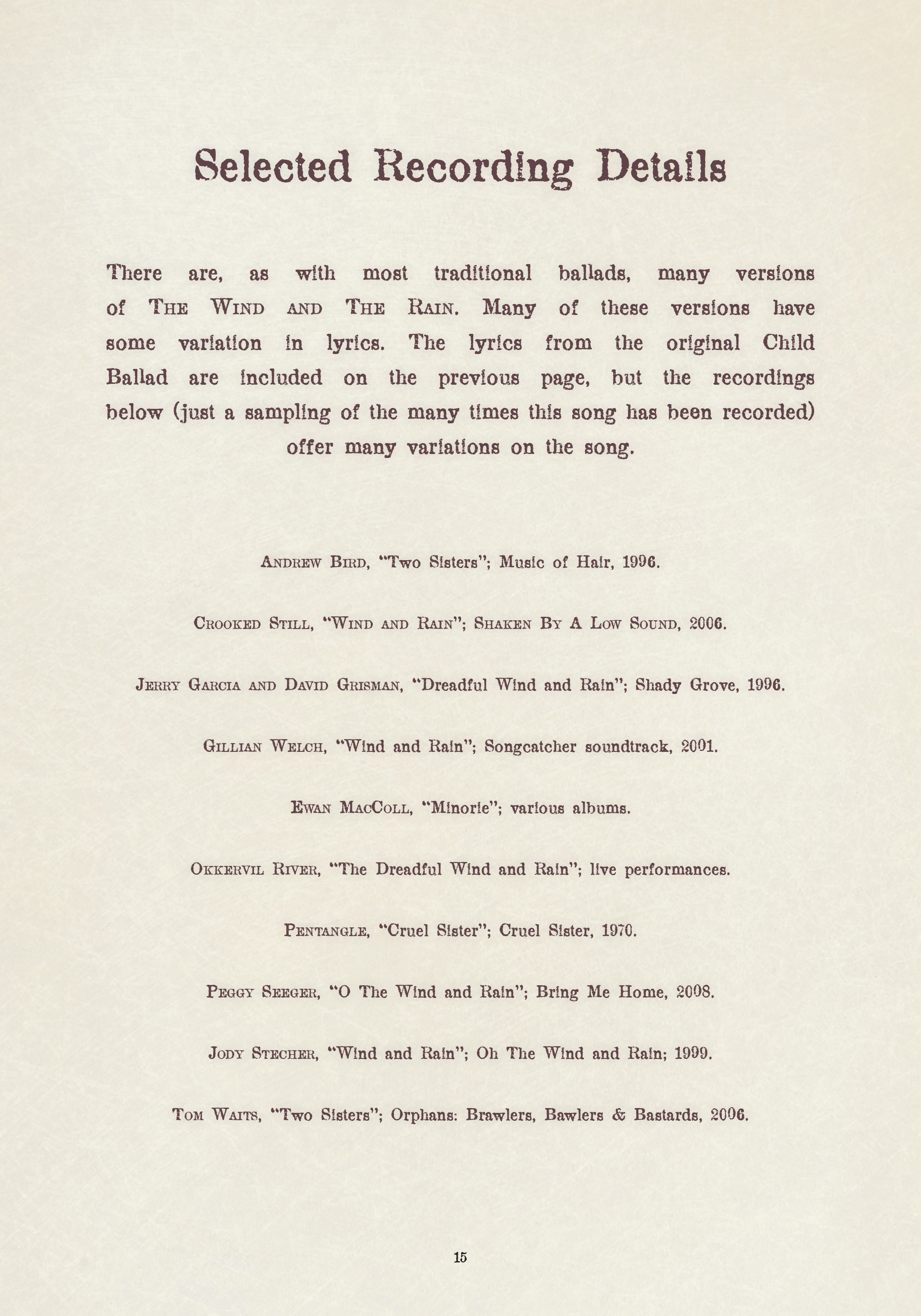 Read online Labor & Love: A Garland of American Folk Ballads comic -  Issue # Full - 16