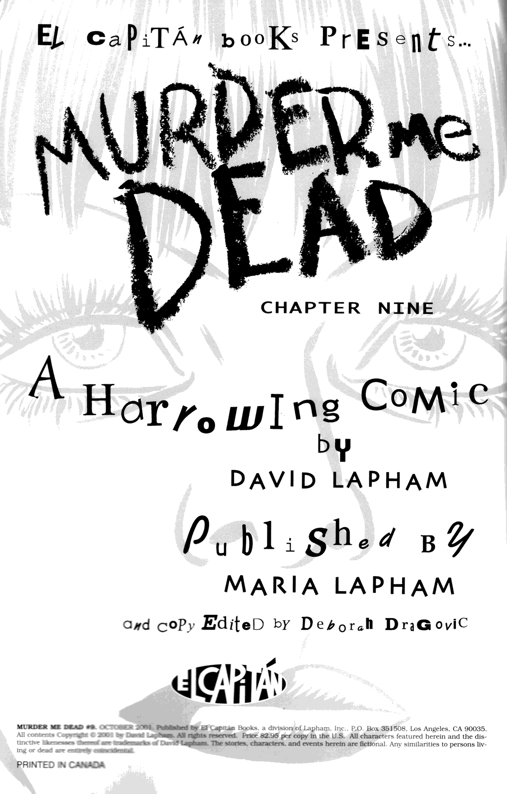 Read online Murder Me Dead comic -  Issue #9 - 2