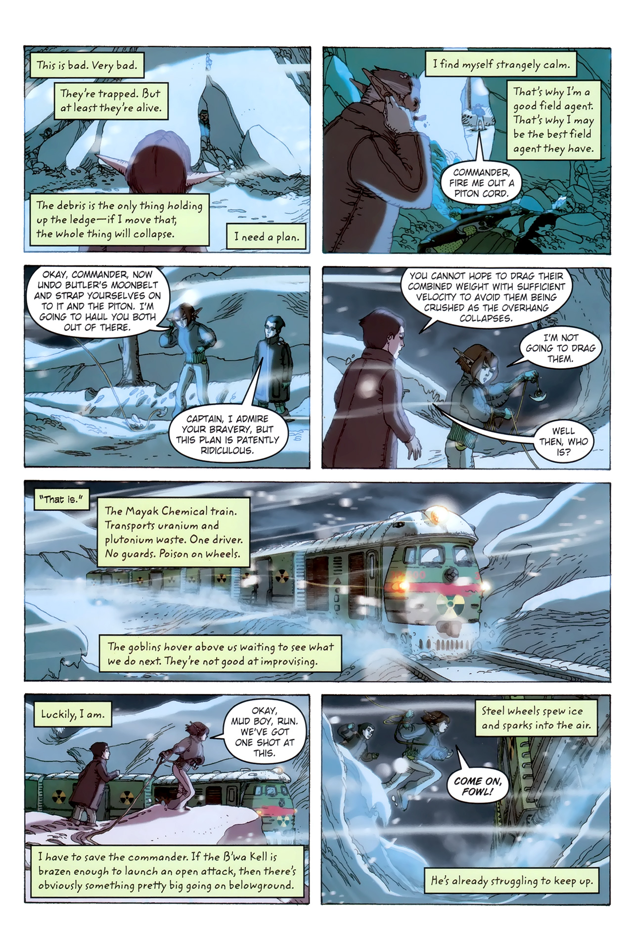 Read online Artemis Fowl: The Arctic Incident comic -  Issue # TPB - 63
