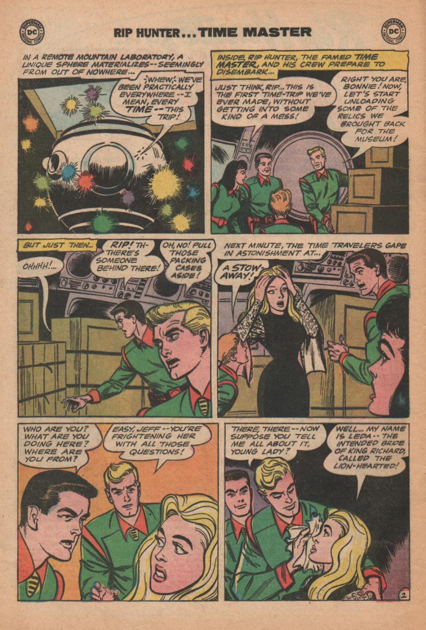 Read online Rip Hunter...Time Master comic -  Issue #22 - 4