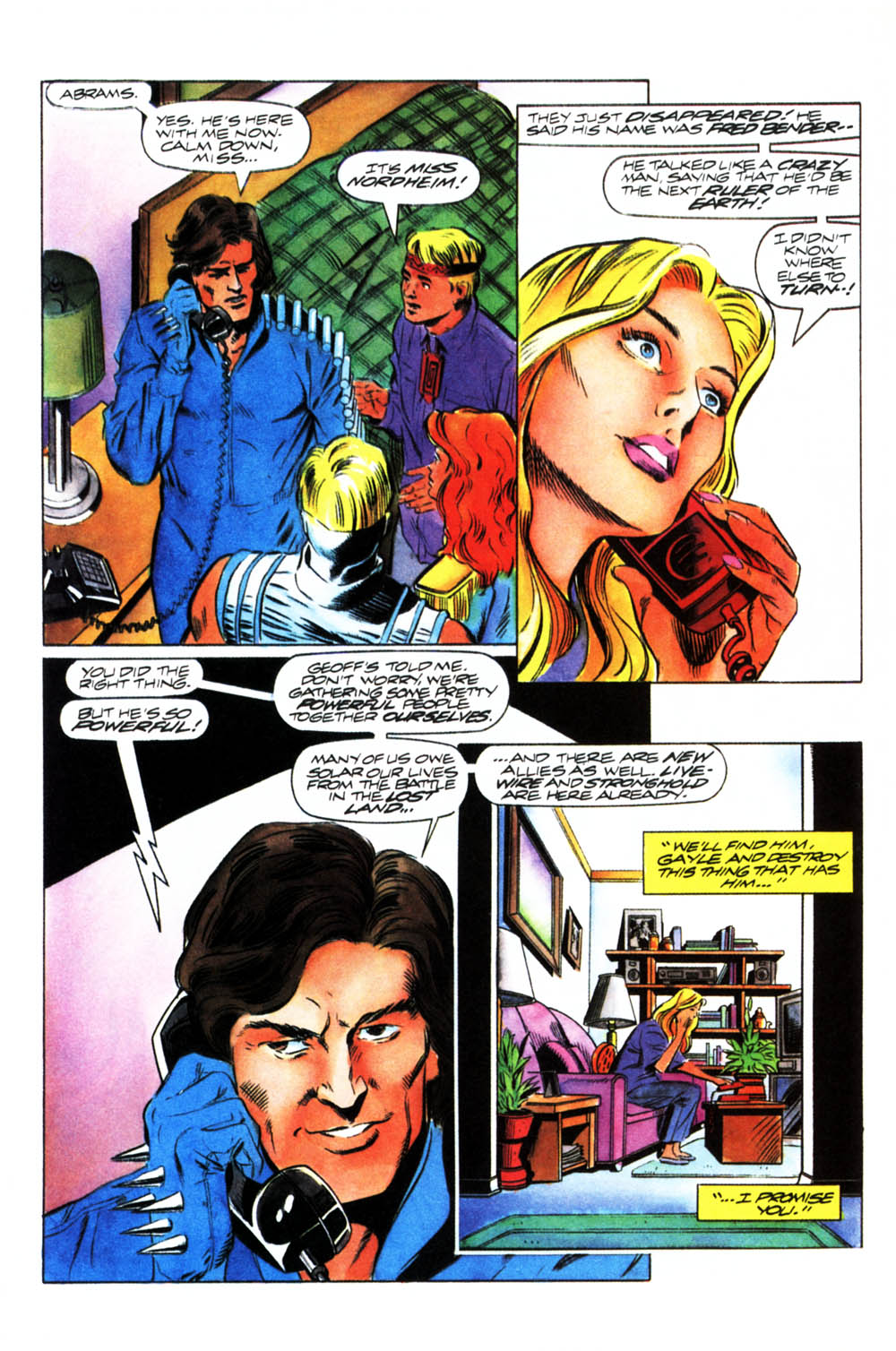 Read online Solar, Man of the Atom comic -  Issue #25 - 15