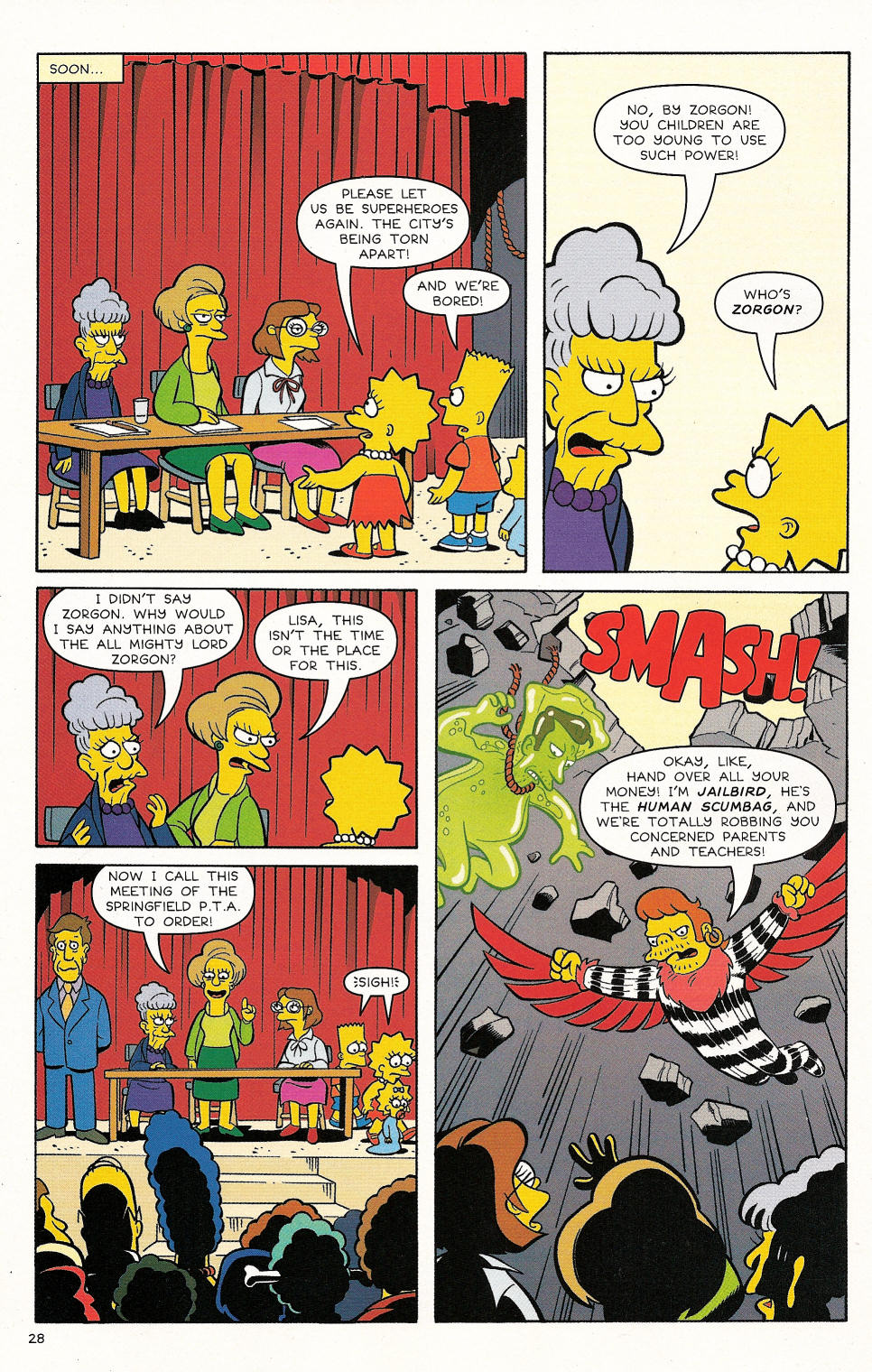 Read online Bongo Comics Presents Simpsons Super Spectacular comic -  Issue #3 - 24