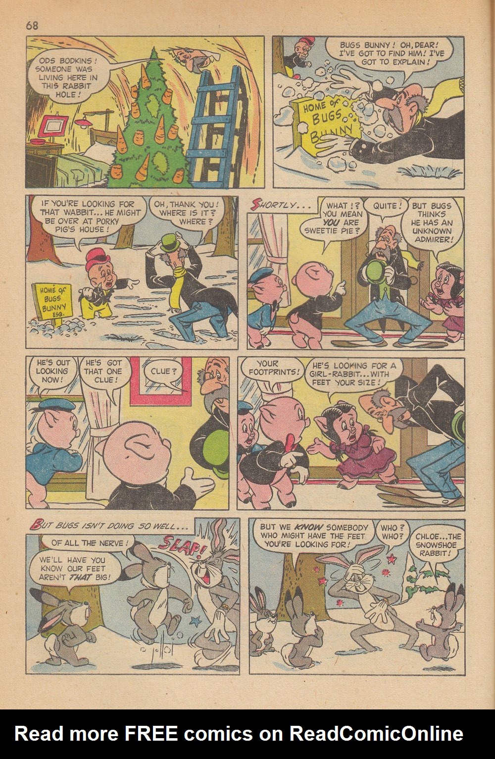 Read online Bugs Bunny's Christmas Funnies comic -  Issue # TPB 6 - 70
