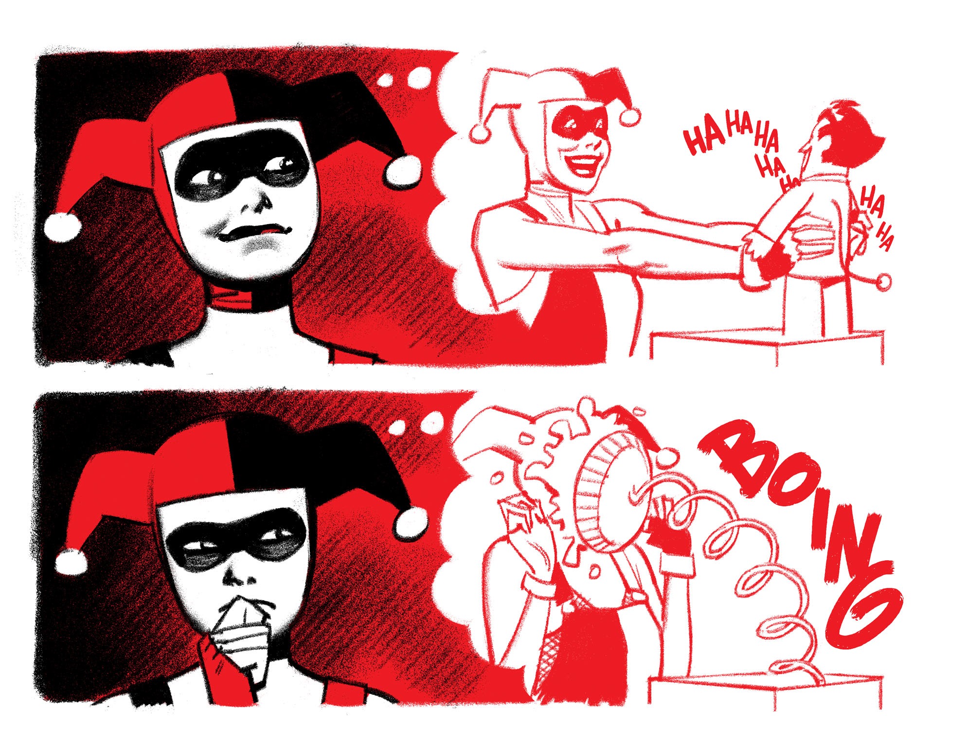 Read online Harley Quinn Black   White   Red comic -  Issue #14 - 20