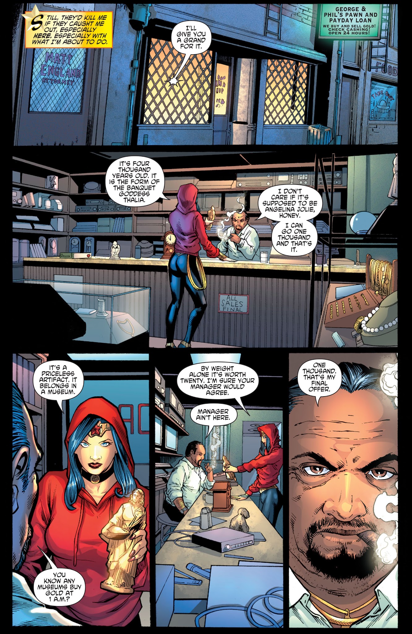 Read online Wonder Woman: Odyssey comic -  Issue # TPB 1 - 128