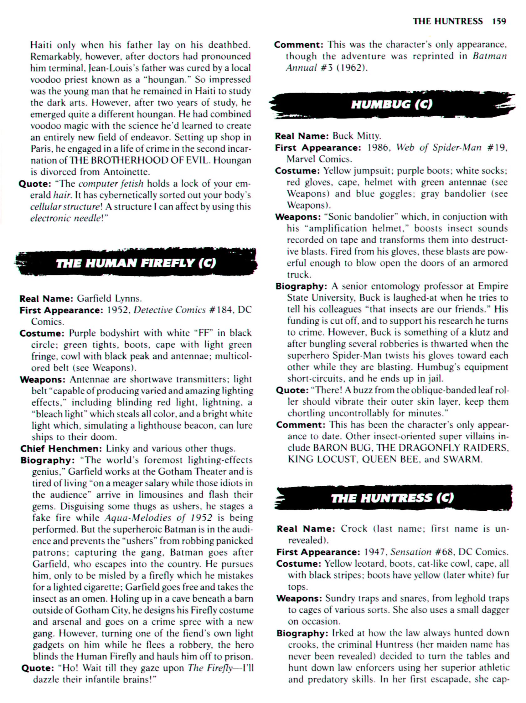 Read online The Encyclopedia of Super Villains comic -  Issue # TPB (Part 1) - 177