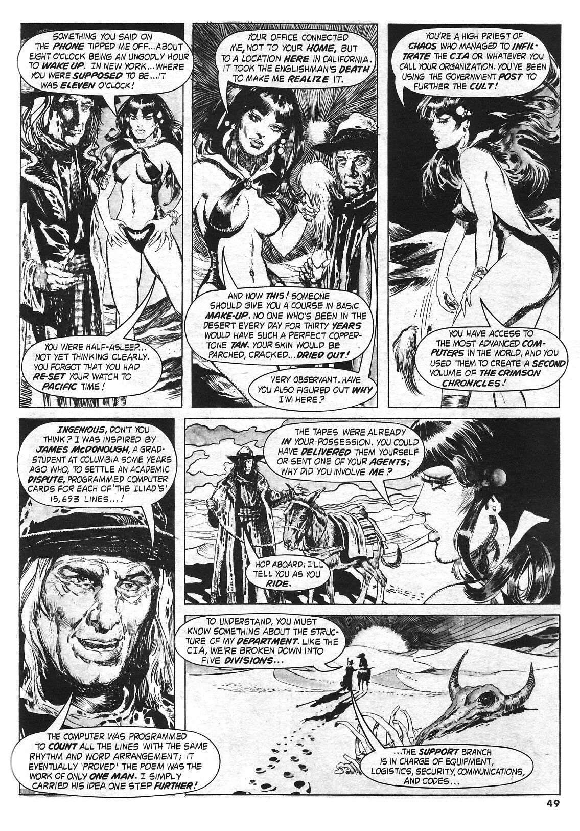 Read online Vampirella (1969) comic -  Issue #64 - 49