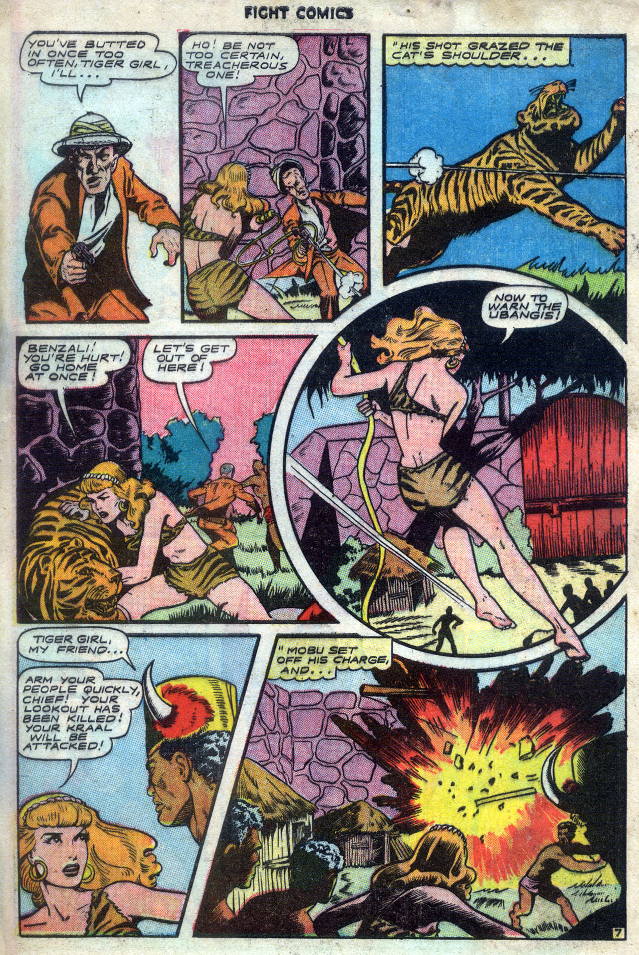 Read online Fight Comics comic -  Issue #45 - 47