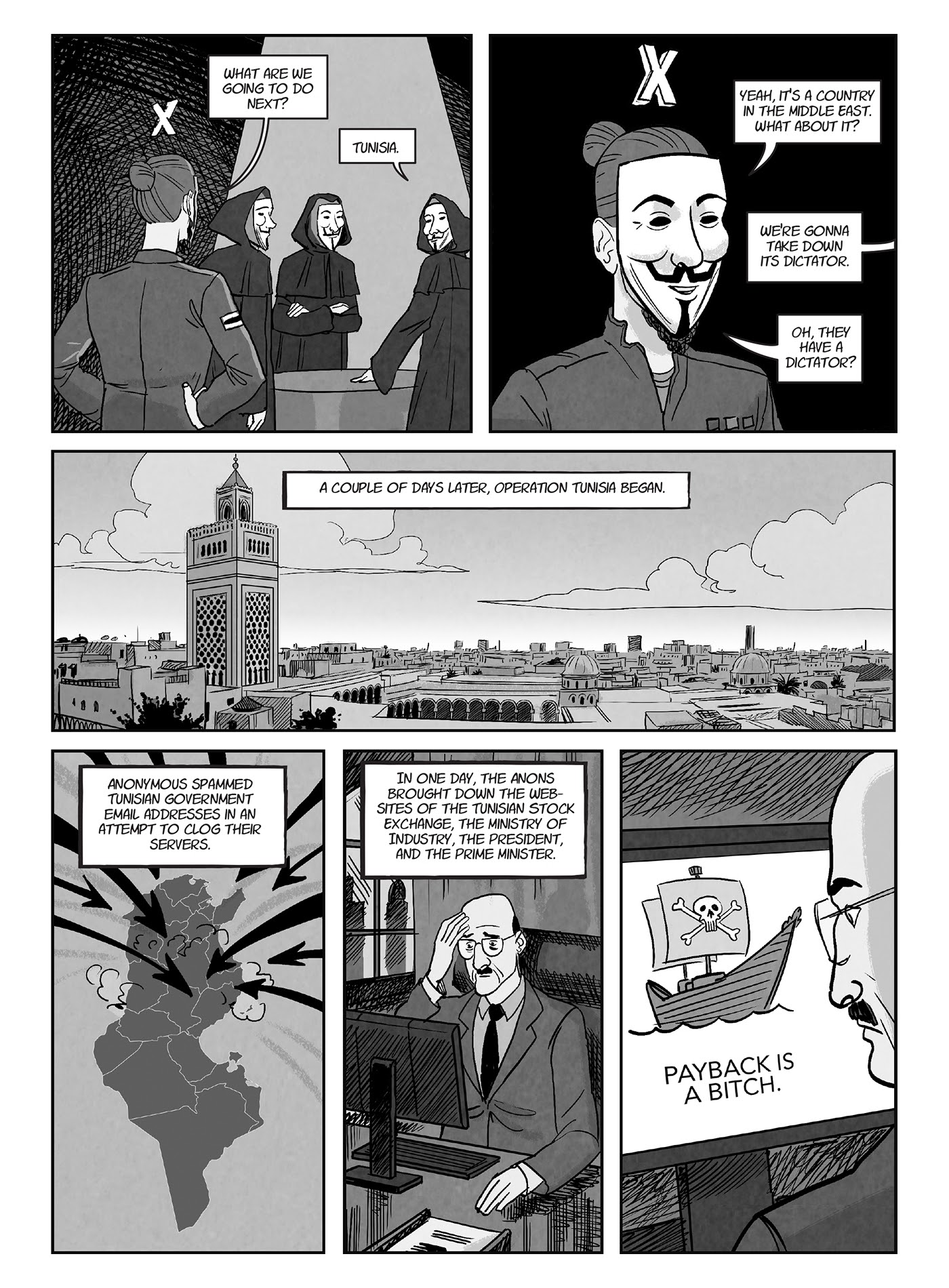 Read online A for Anonymous: How a Mysterious Hacker Collective Transformed the World comic -  Issue # TPB - 73