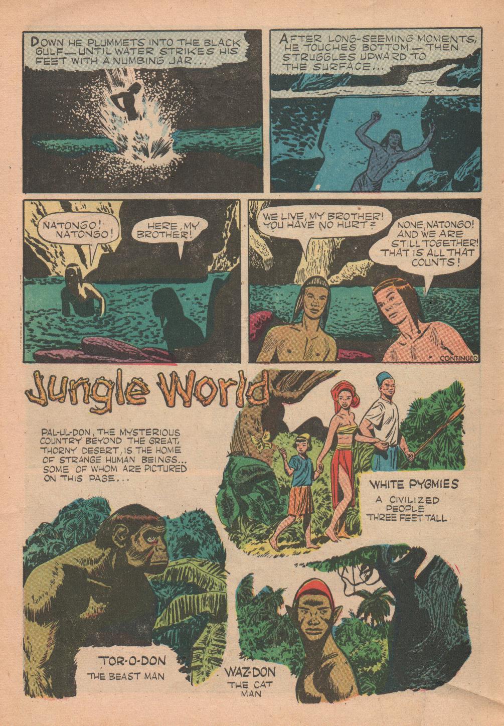 Read online Tarzan (1948) comic -  Issue #31 - 34