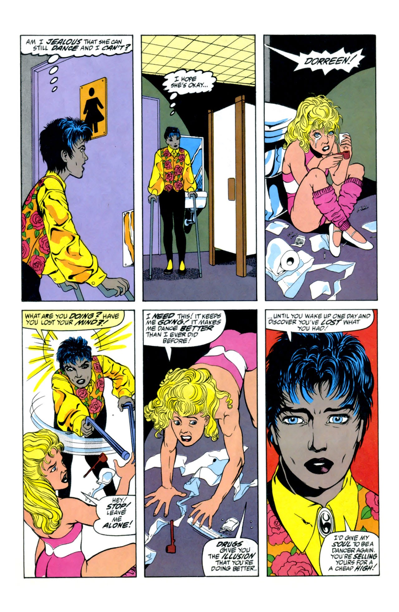 Read online Captain America Goes to War Against Drugs comic -  Issue #2 - 16
