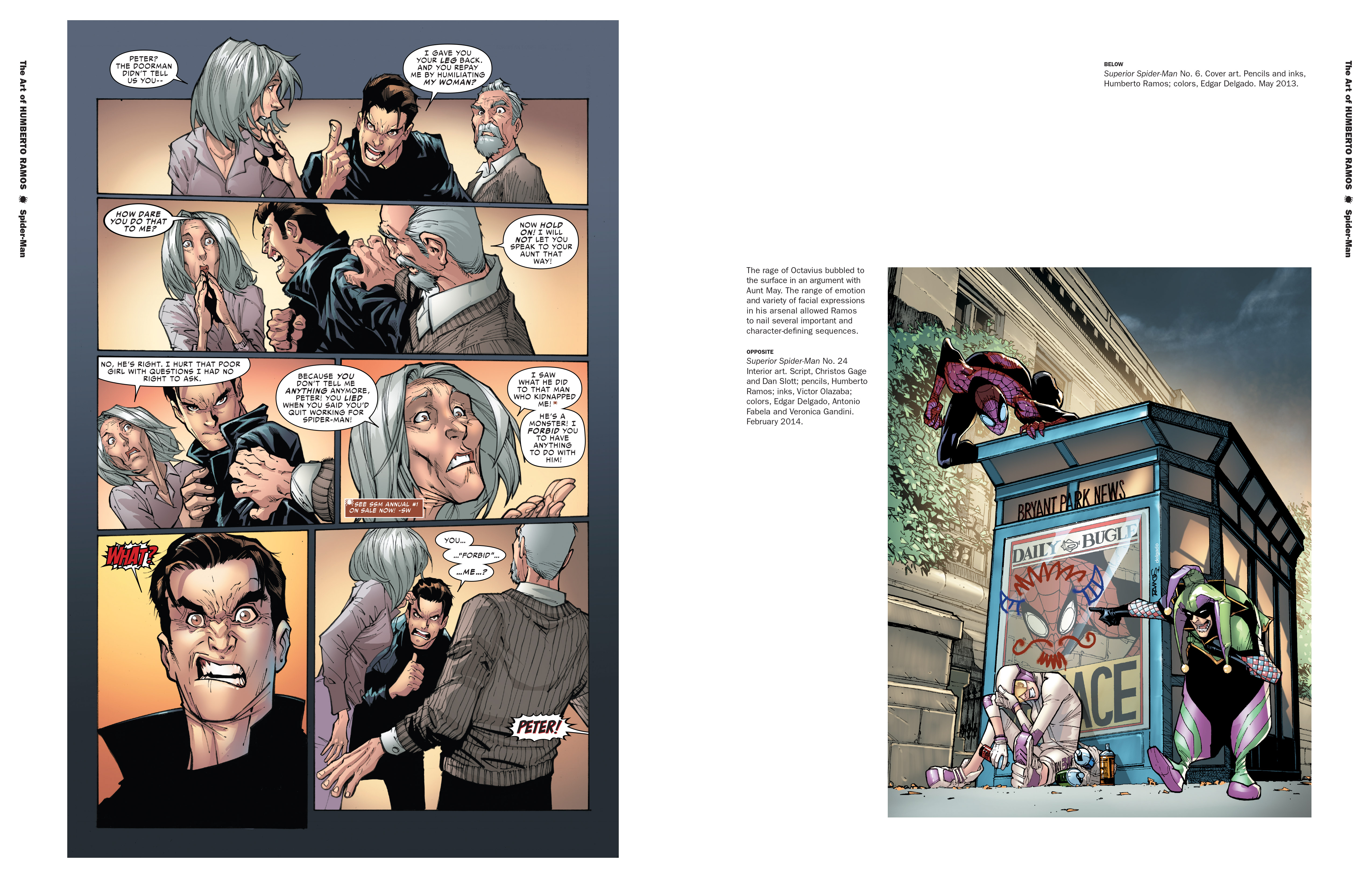 Read online Marvel Monograph: The Art of Humberto Ramos: Spider-Man comic -  Issue # TPB - 51