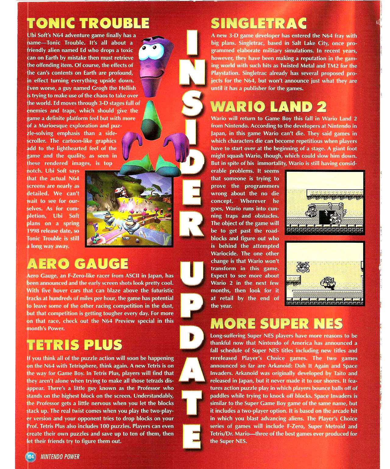 Read online Nintendo Power comic -  Issue #98 - 112