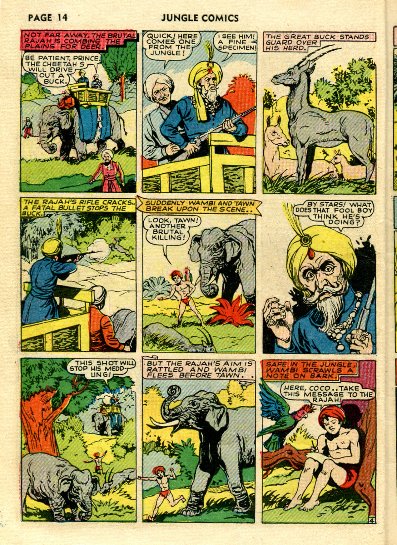 Read online Jungle Comics comic -  Issue #26 - 16