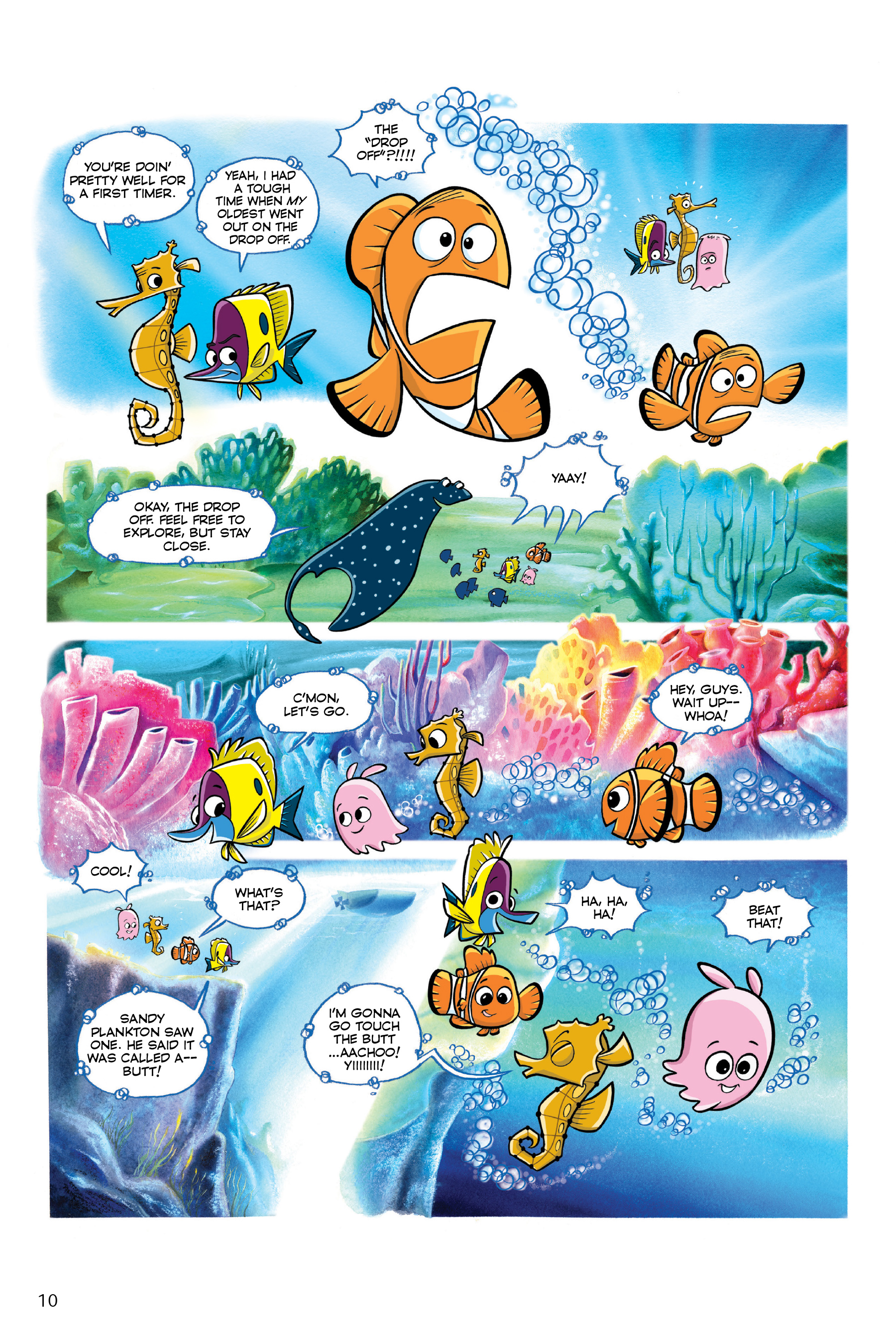 Read online Disney/PIXAR Finding Nemo and Finding Dory: The Story of the Movies in Comics comic -  Issue # TPB - 10