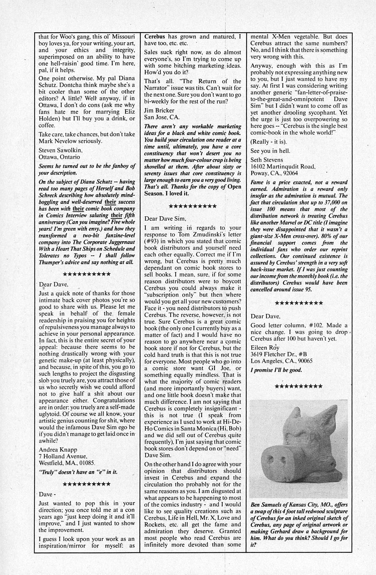 Read online Cerebus comic -  Issue #106 - 24