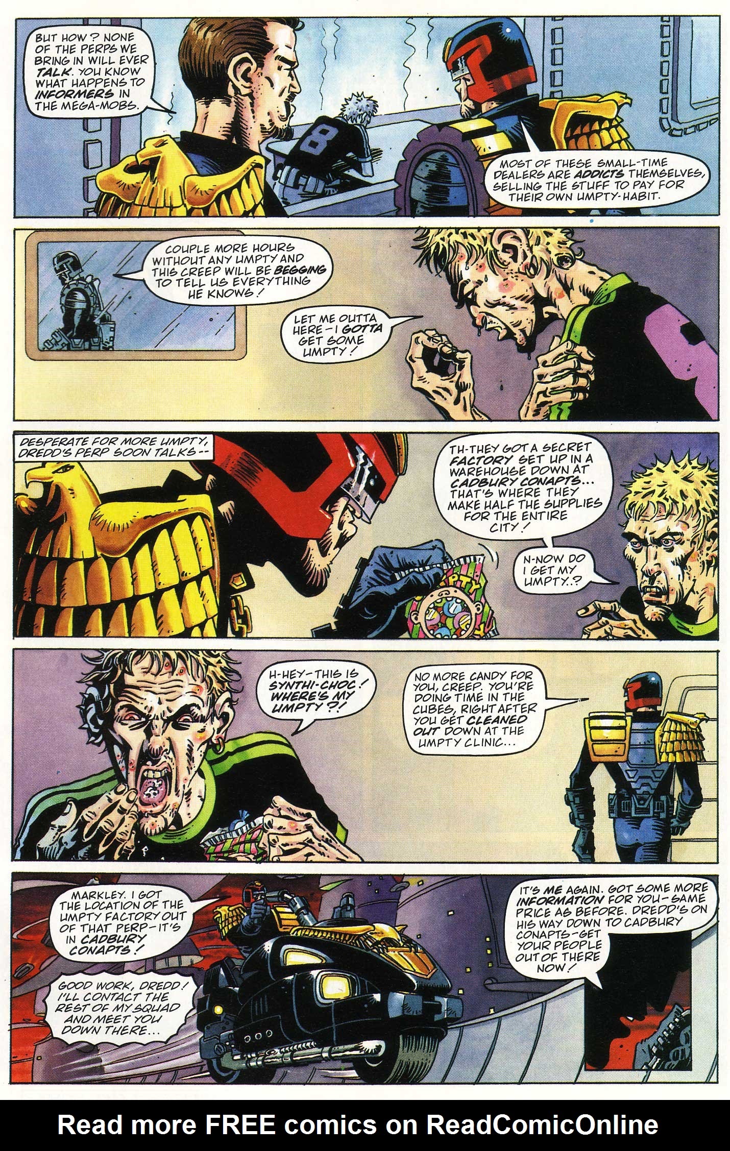 Read online Judge Dredd Lawman of the Future comic -  Issue #12 - 23