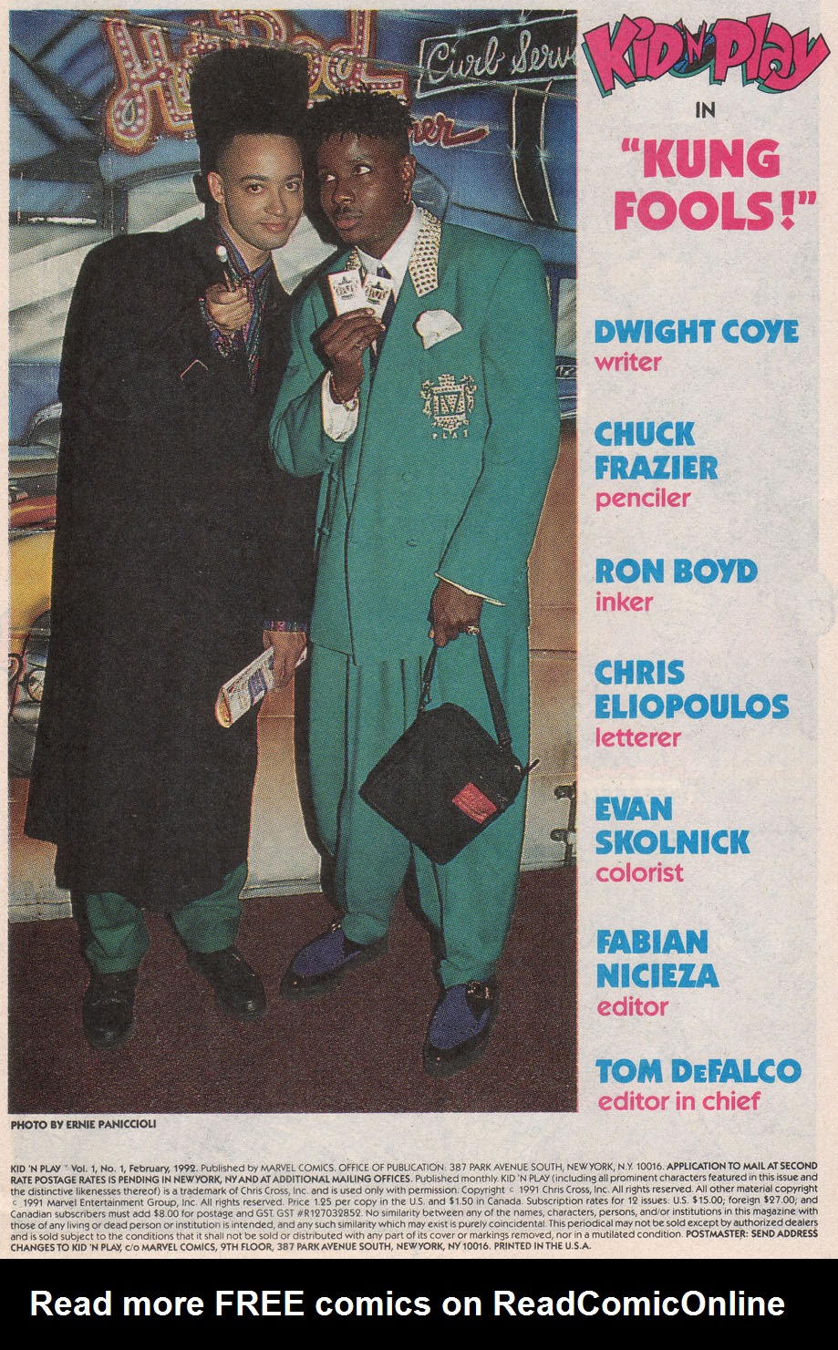 Read online Kid 'n Play comic -  Issue #1 - 2