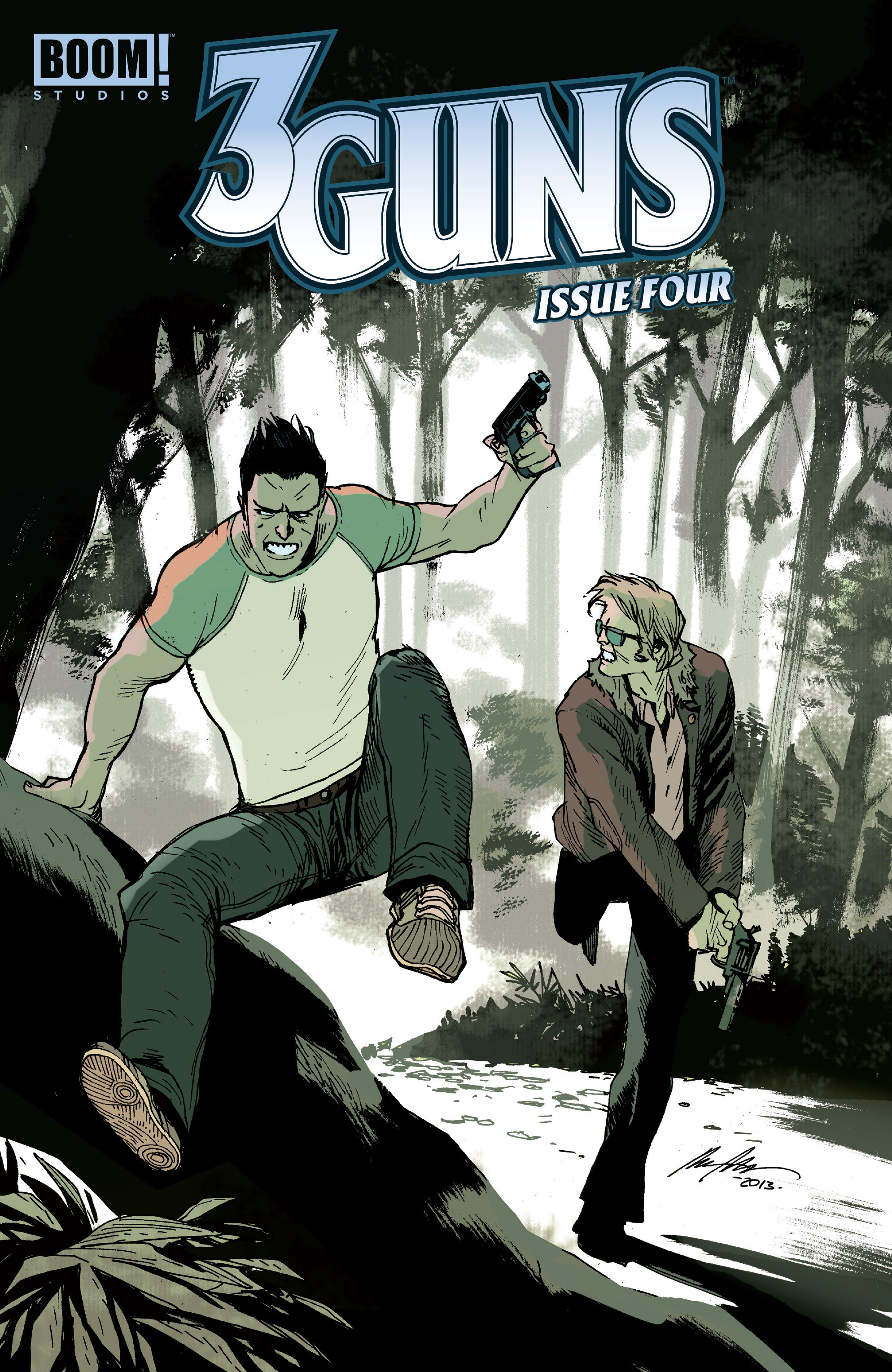 Read online 3 Guns comic -  Issue #4 - 1