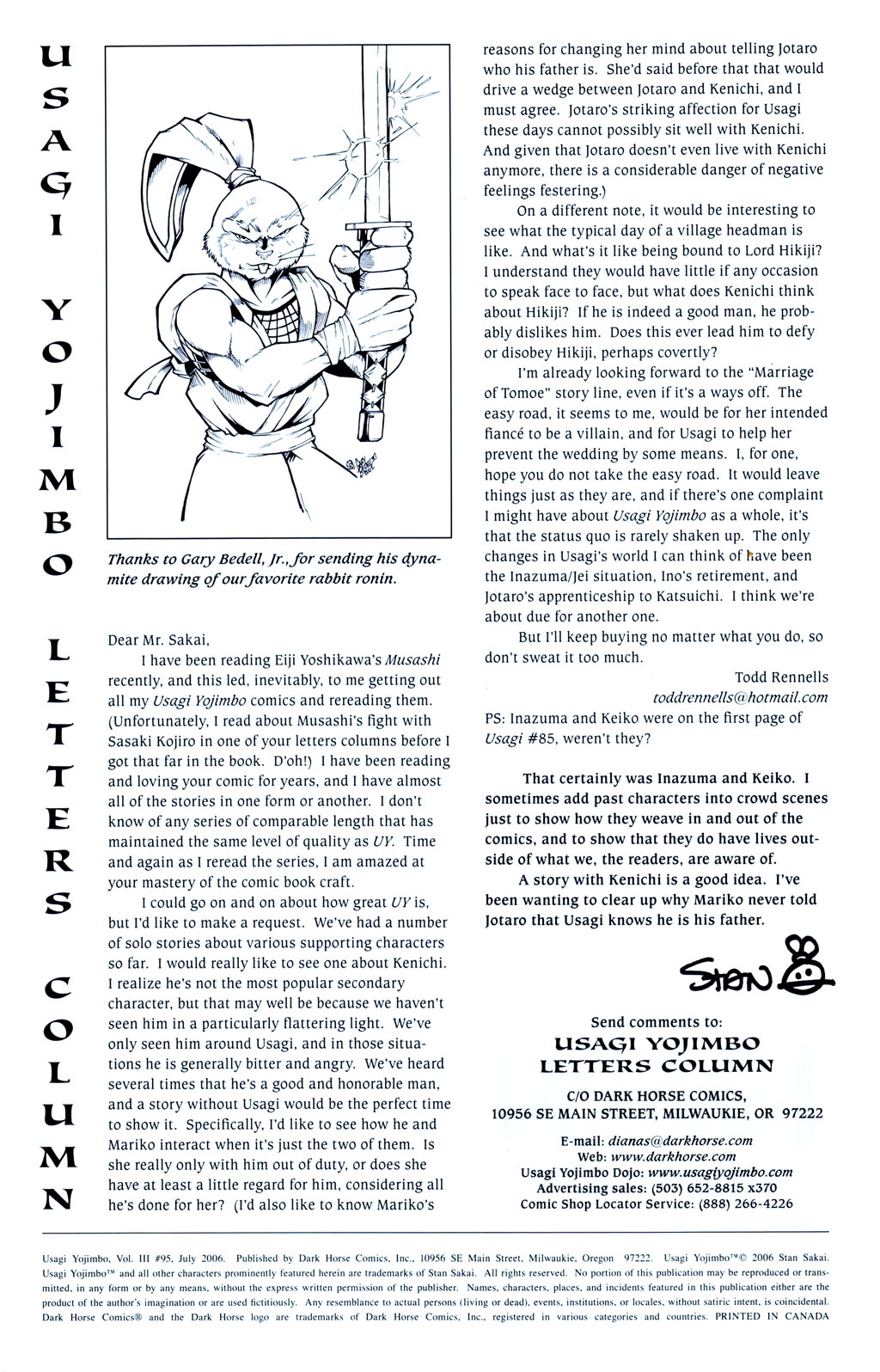 Read online Usagi Yojimbo (1996) comic -  Issue #95 - 27